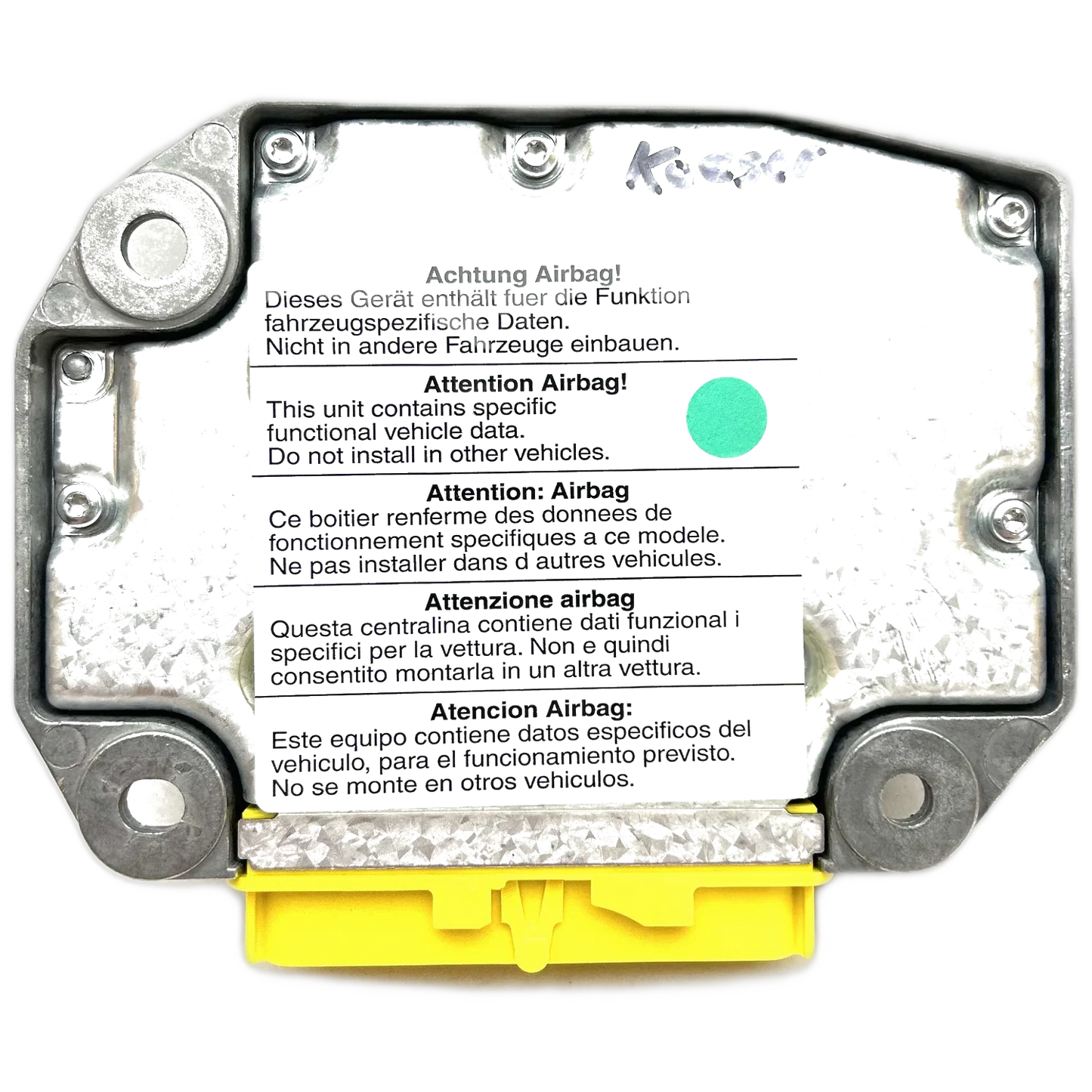 Porsche Cayman 987 Airbag-Steuergerät Reparatur