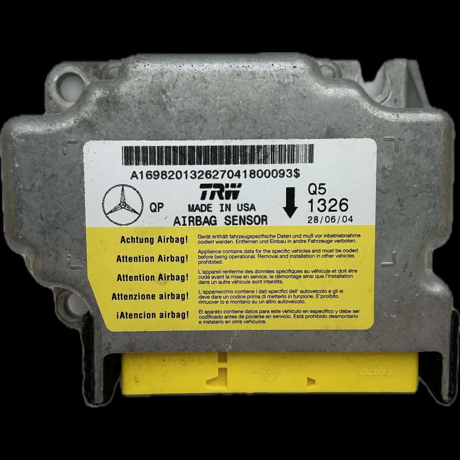 Réparation calculateur airbag Mercedes-Benz Classe A W169