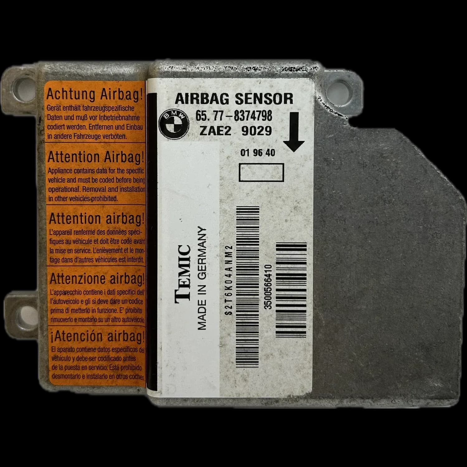 Réparation calculateur airbag BMW M3 E36