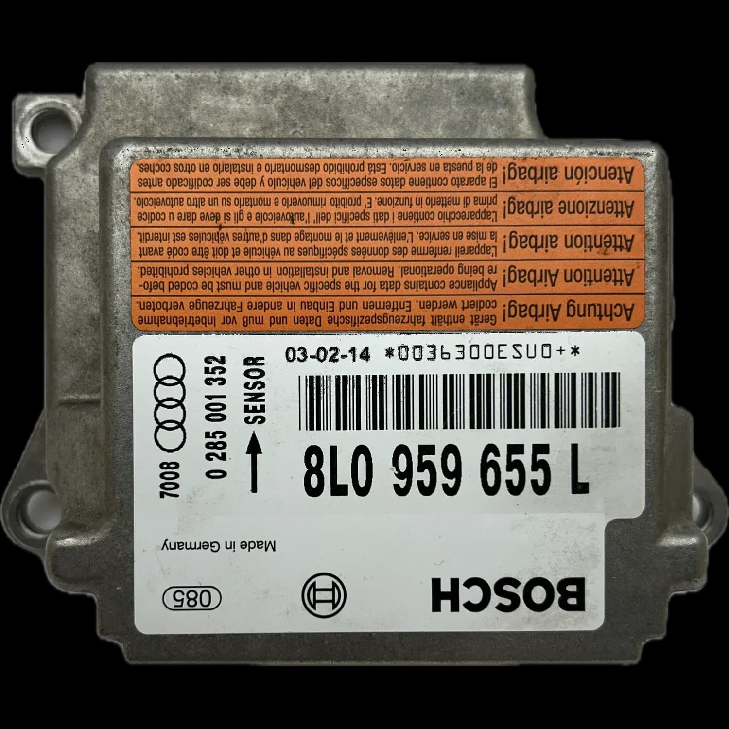 Réparation calculateur airbag Audi A3 8L