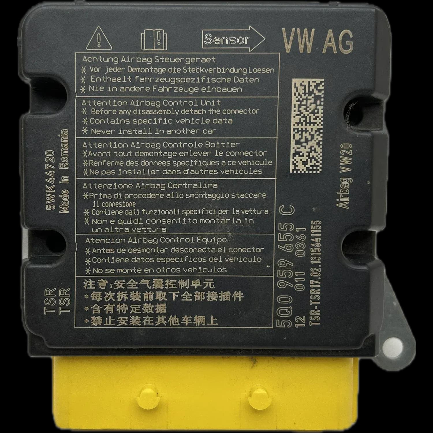 Réparation calculateur airbag Audi Q3 F3