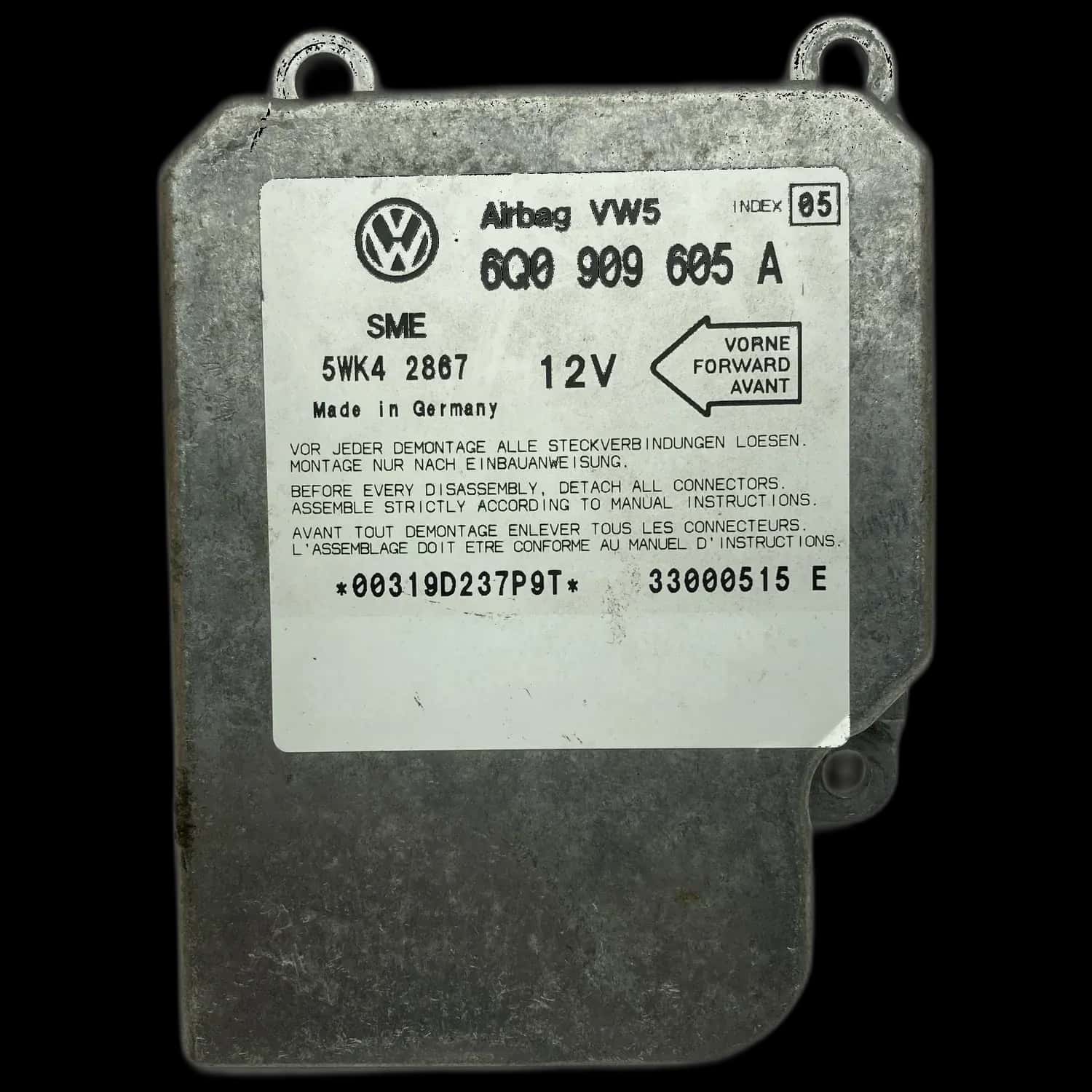 Réparation calculateur airbag Volkswagen Golf 4 (1J)