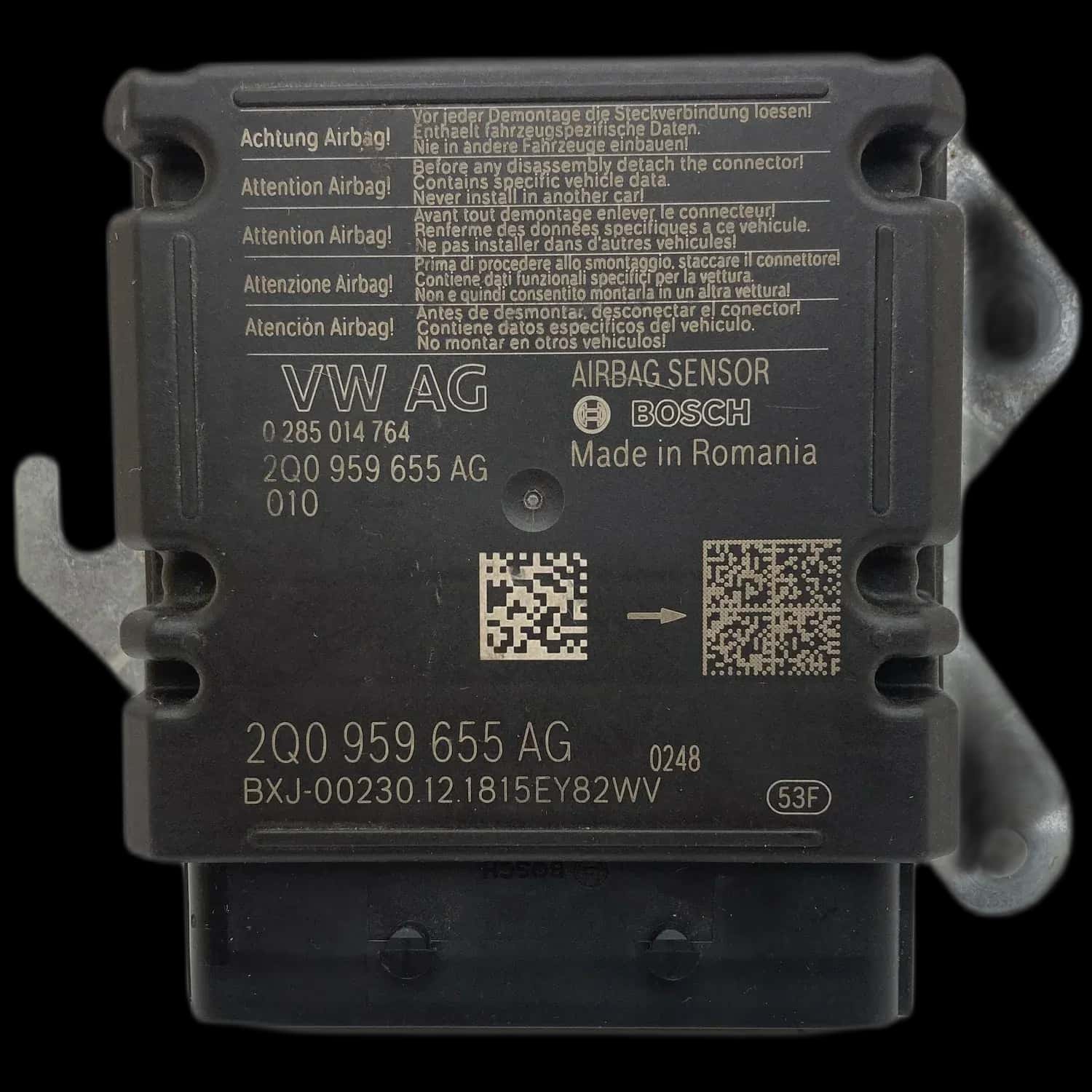 Volkswagen Polo 6 (AW) Réparation calculateur airbag