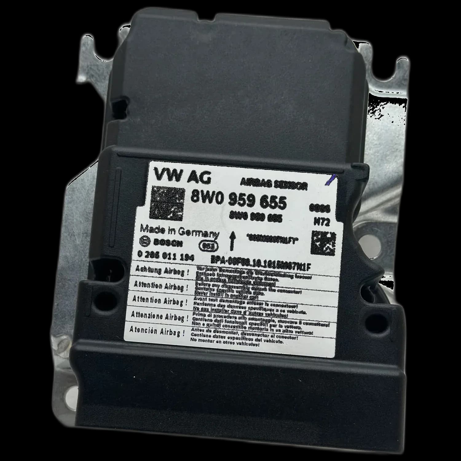 Réparation calculateur airbag Audi RS4 B9 8W