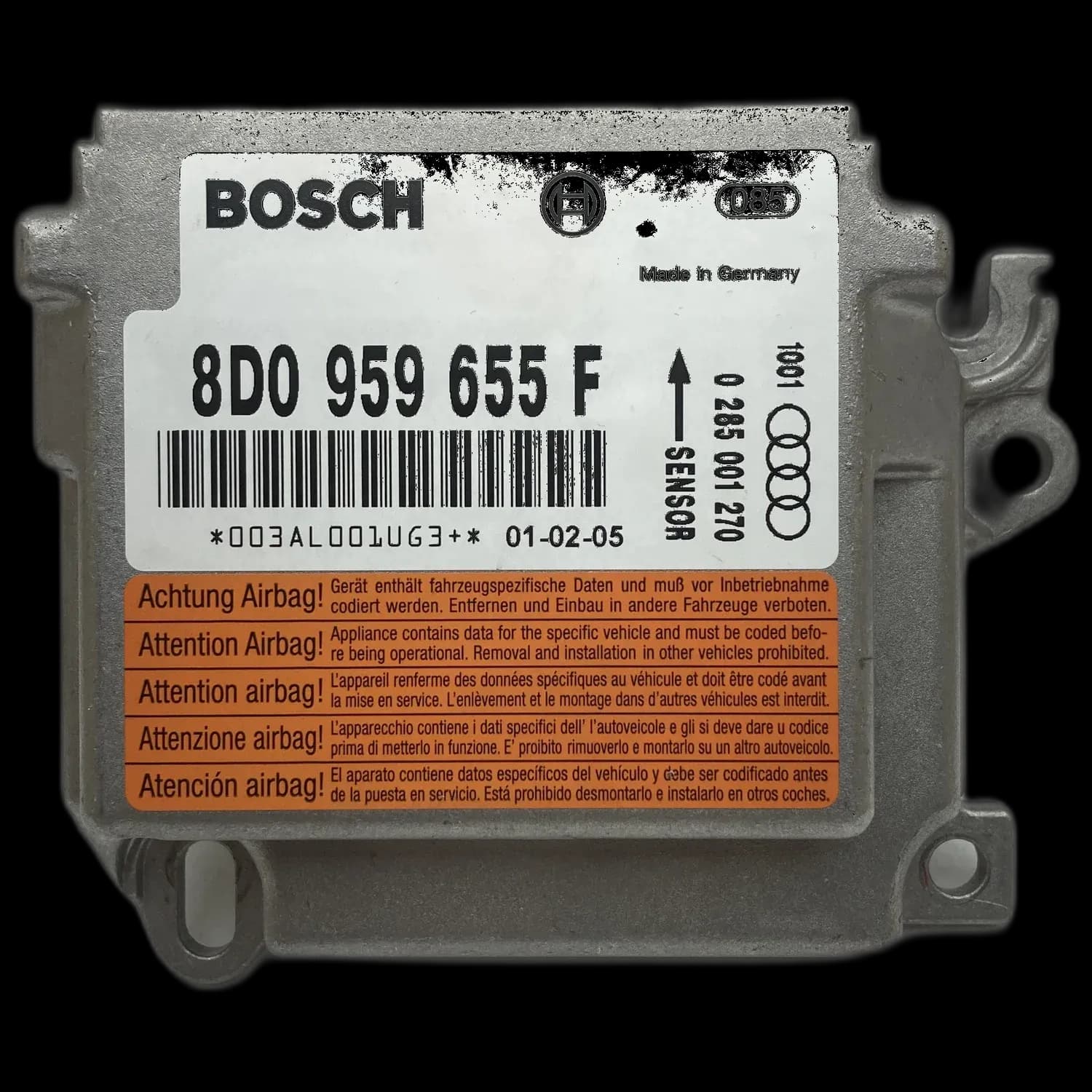 Réparation calculateur airbag Audi RS4 B5 8D