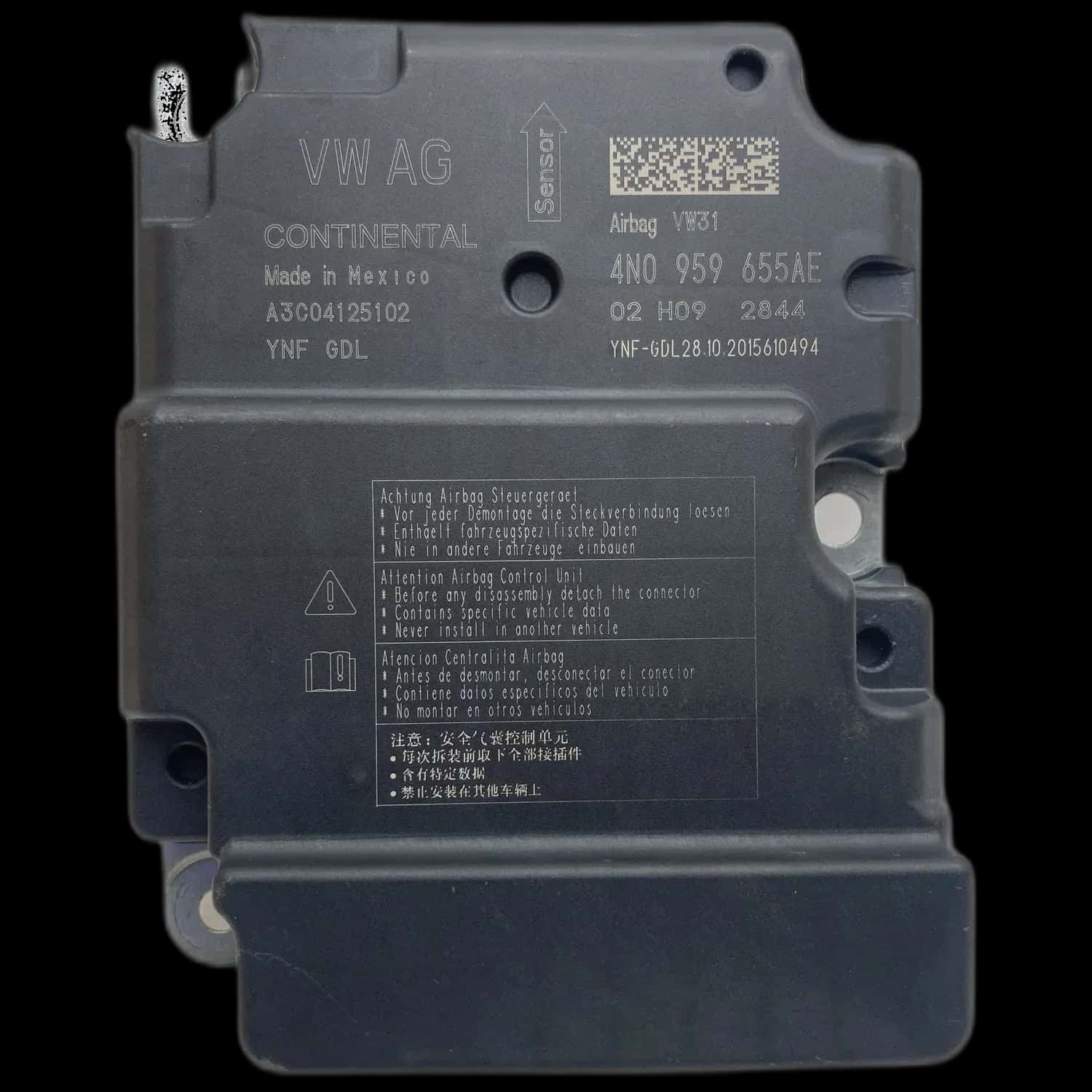 Réparation calculateur airbag Audi SQ8 4M