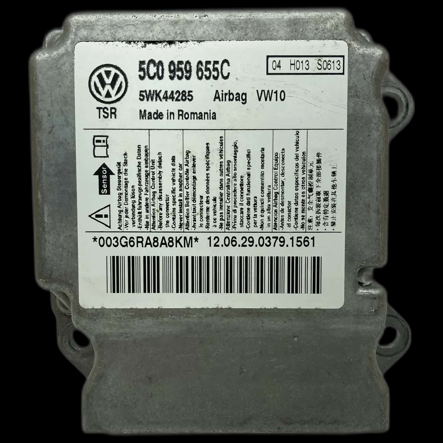 Volkswagen Golf 6 (5K1) Réparation Calculateur Airbag