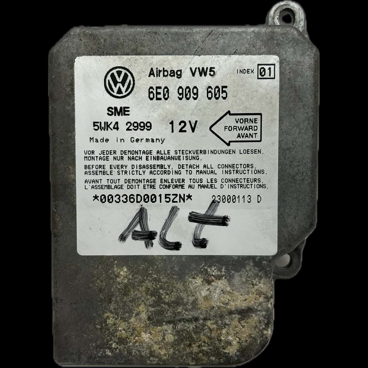 Volkswagen Lupo 6X Réparation calculateur airbag
