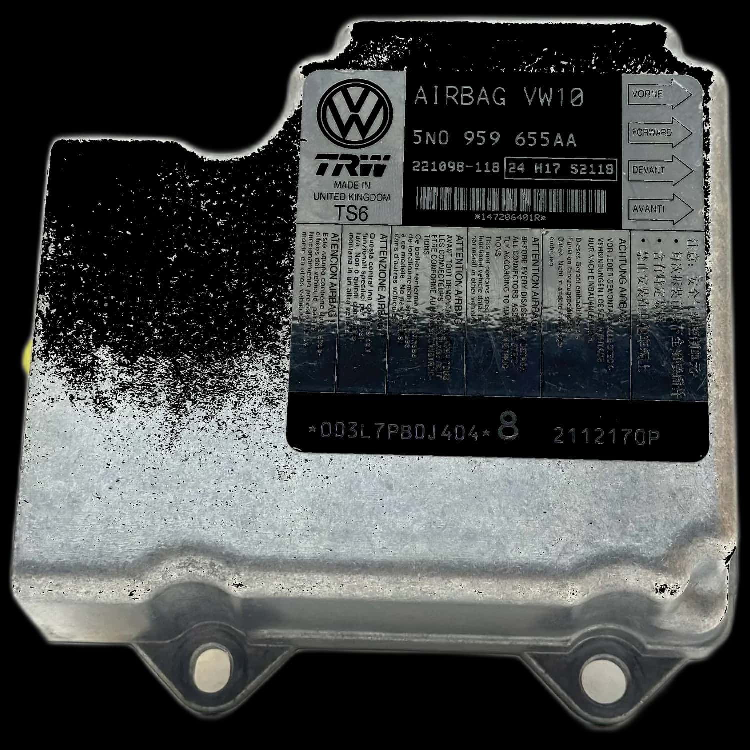 Réparation calculateur airbag Volkswagen Tiguan BW2