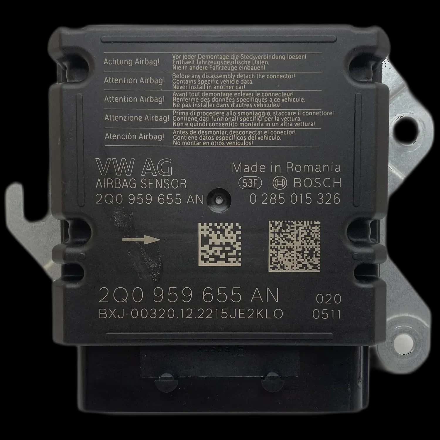 Réparation calculateur airbag Volkswagen Transporter T6.1