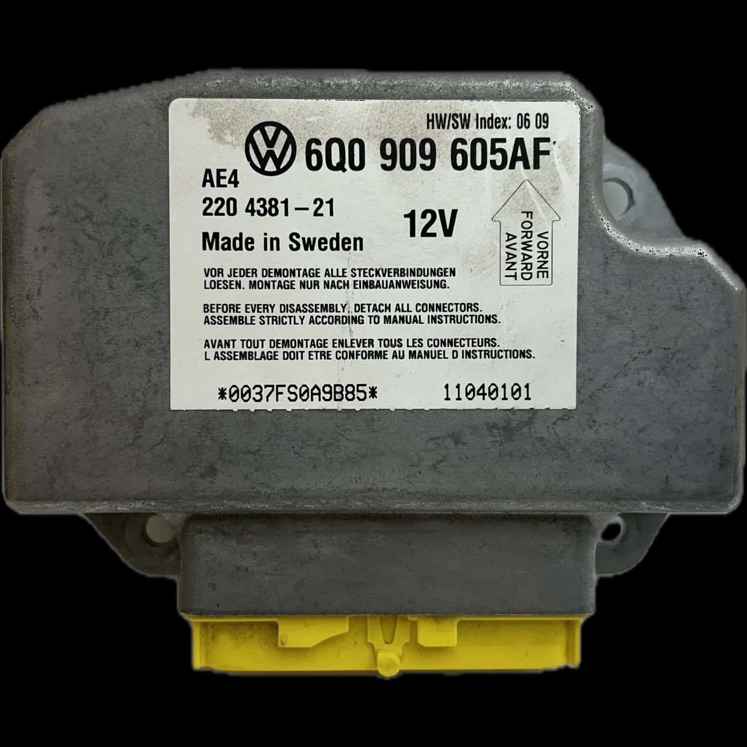 Réparation du calculateur d'airbag Volkswagen New Beetle