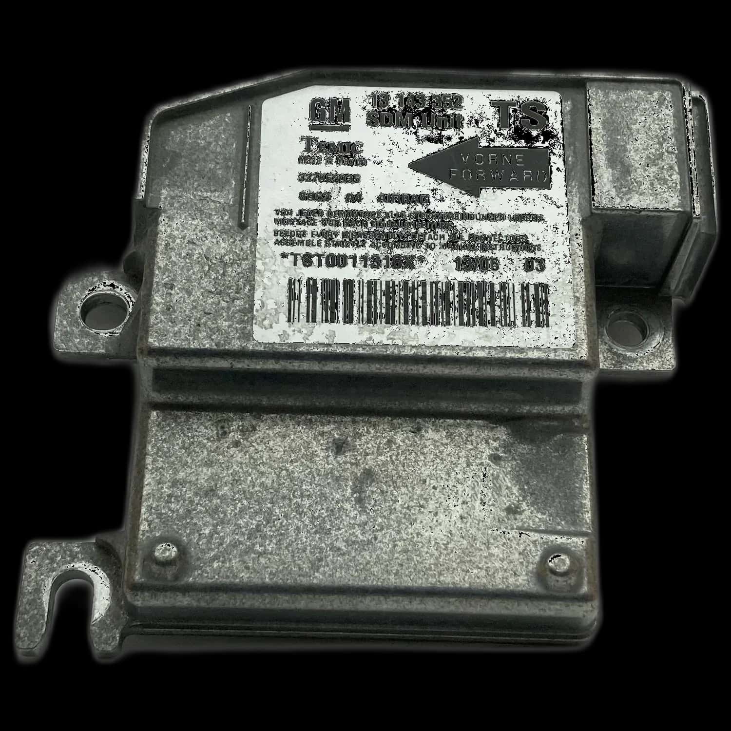 Réparation calculateur airbag Opel Combo E