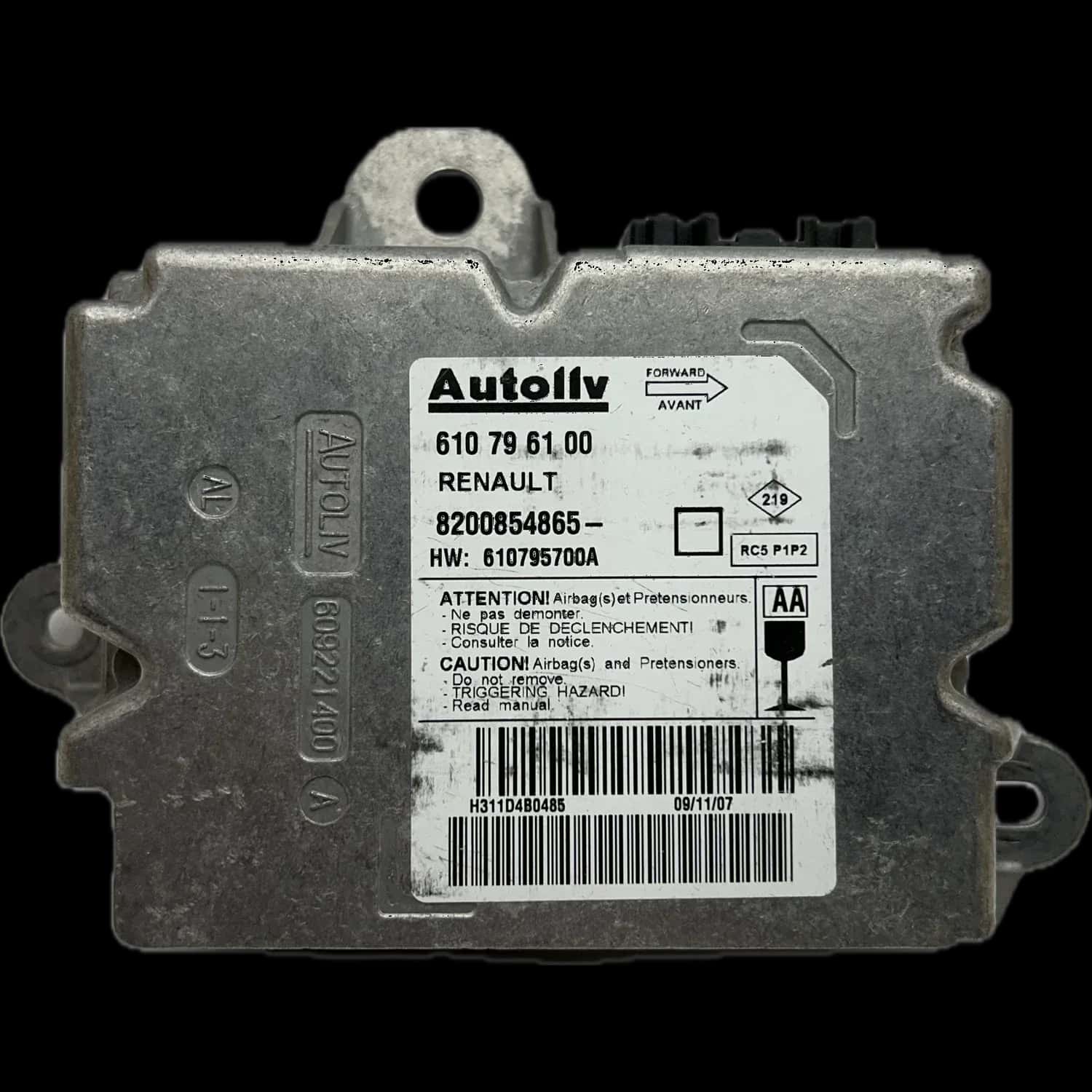 Réparation calculateur airbag Renault Latitude I