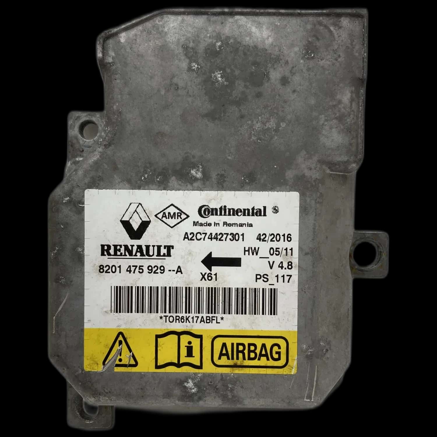 Réparation calculateur airbag Renault Kangoo II