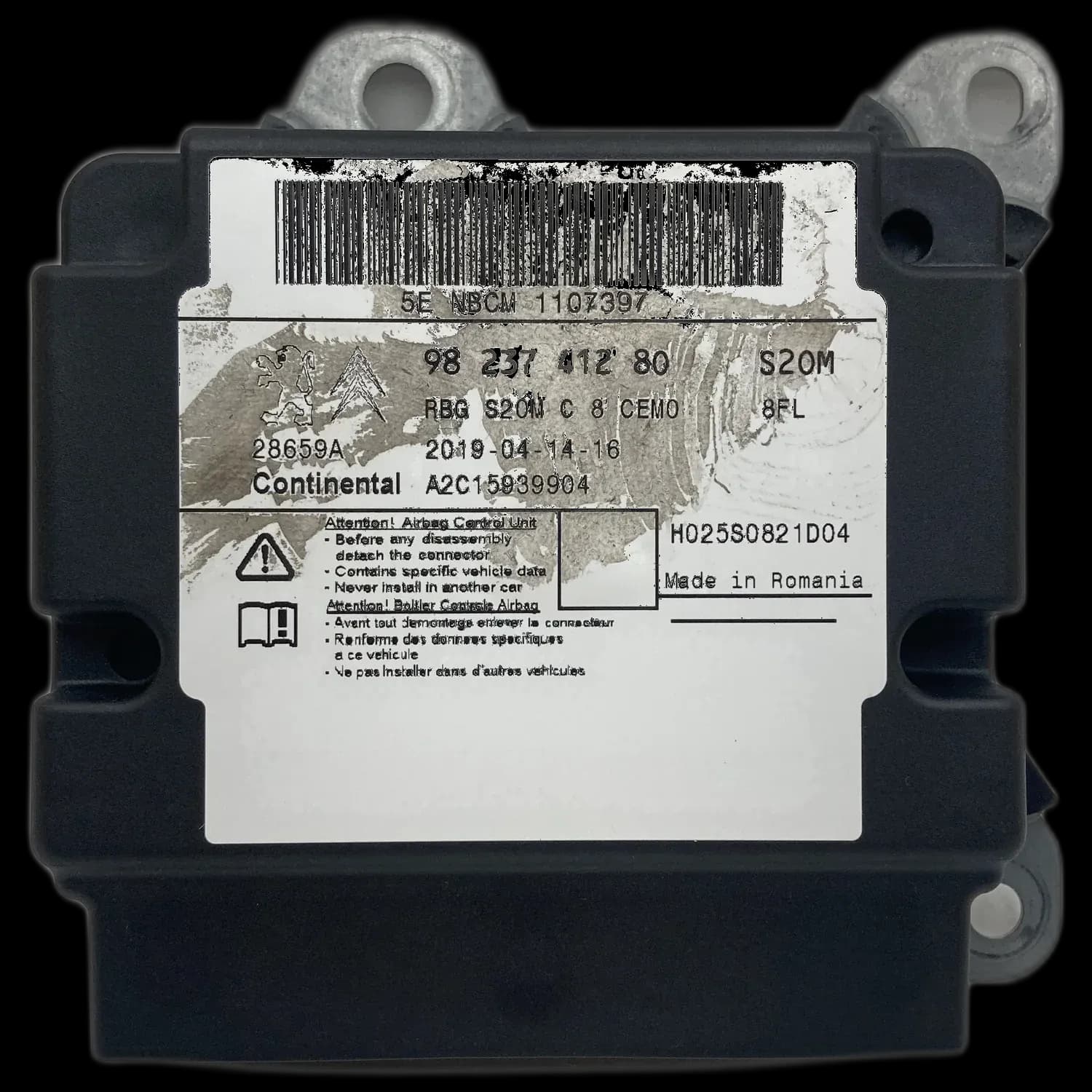 Réparation calculateur airbag Peugeot Partner III
