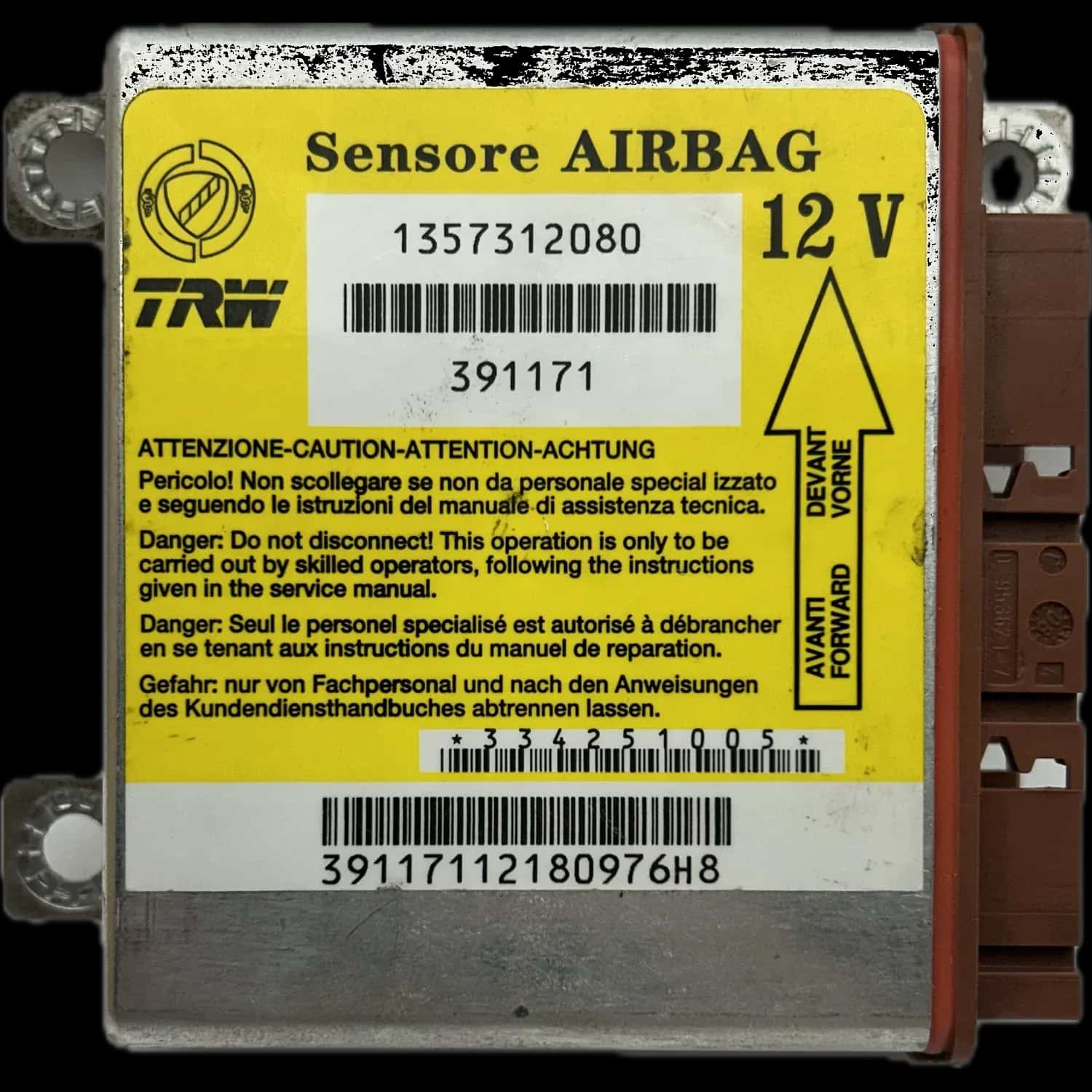 Réparation calculateur airbag Citroën Jumper III