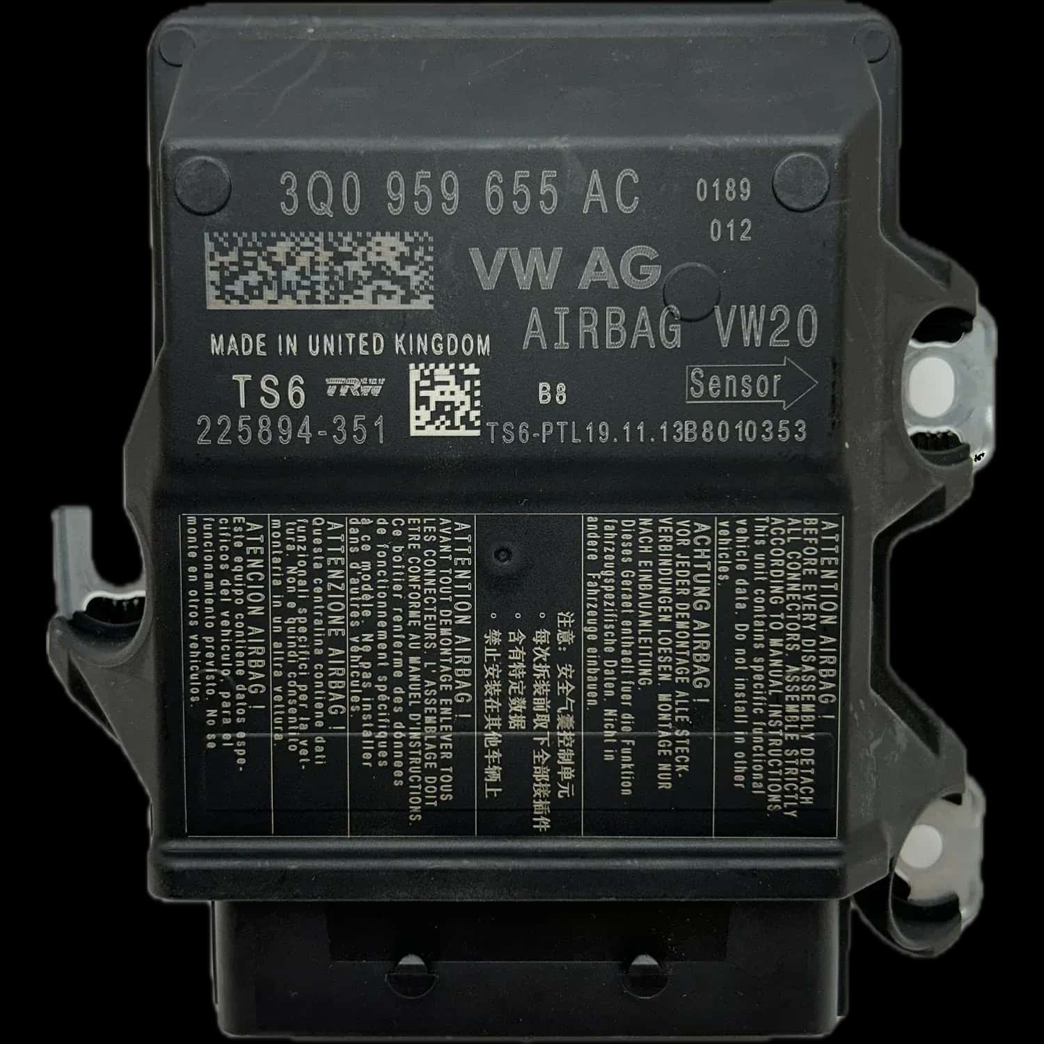Réparation calculateur airbag Skoda Octavia Mk3