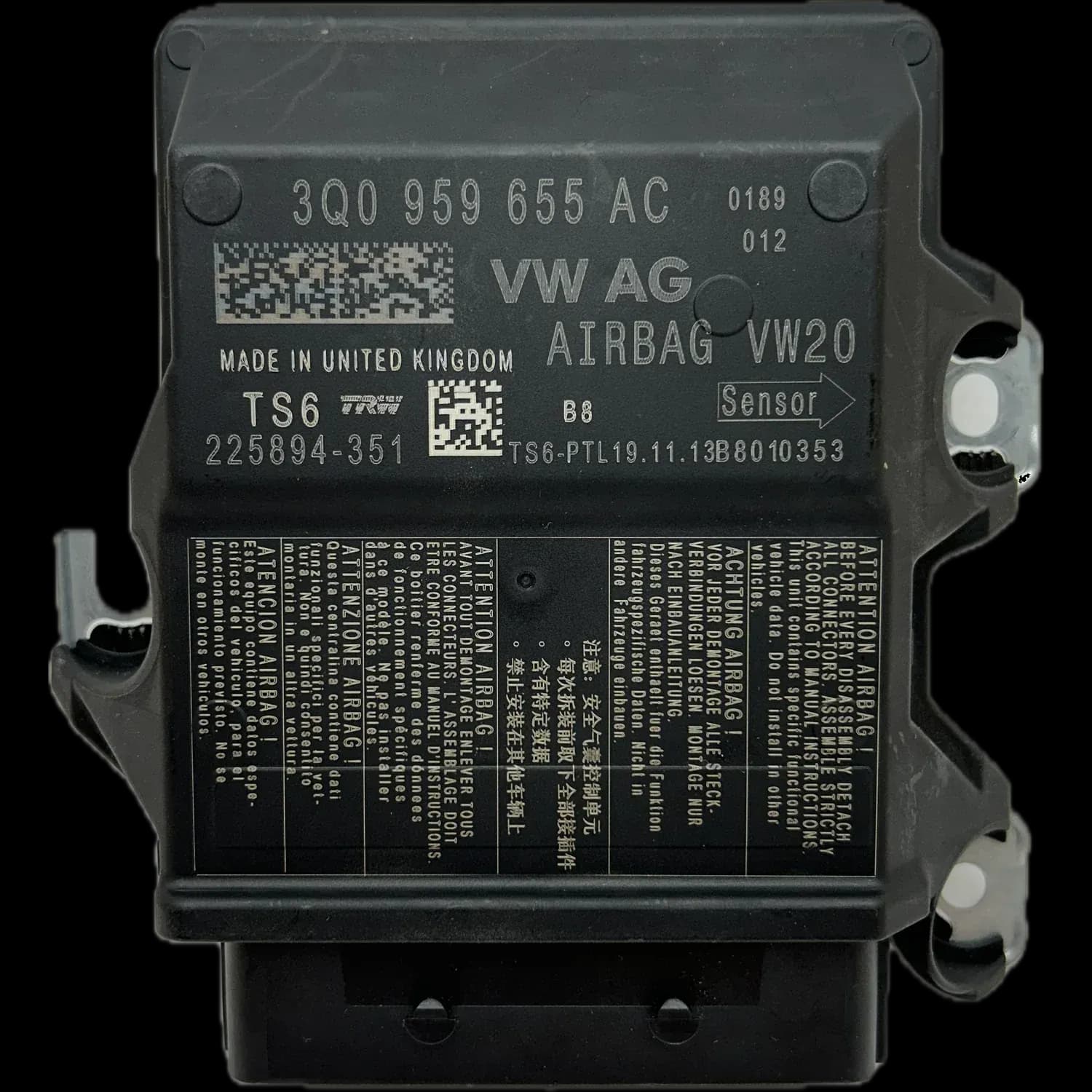 Réparation calculateur airbag Skoda Octavia Mk3