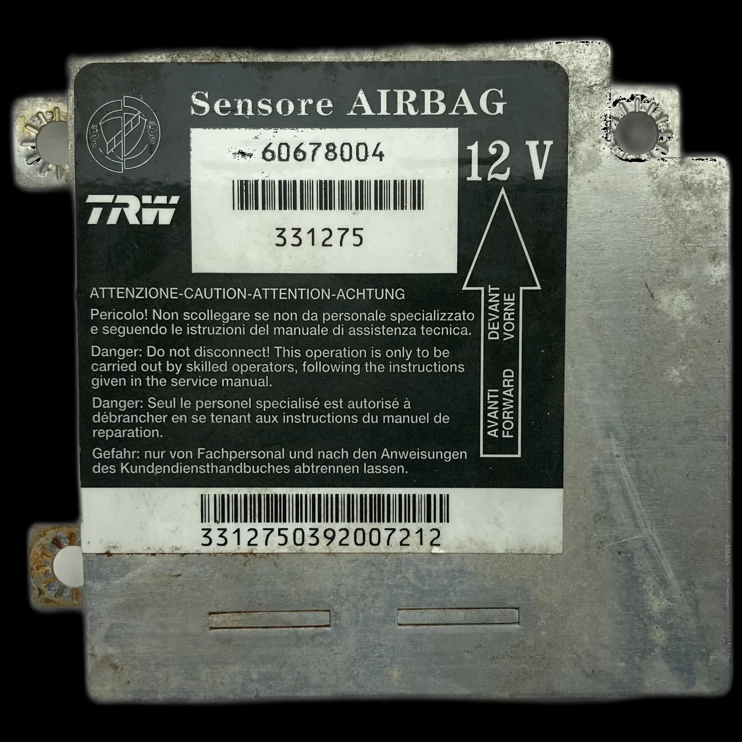 Réparation calculateur airbag Alfa Romeo 166 936