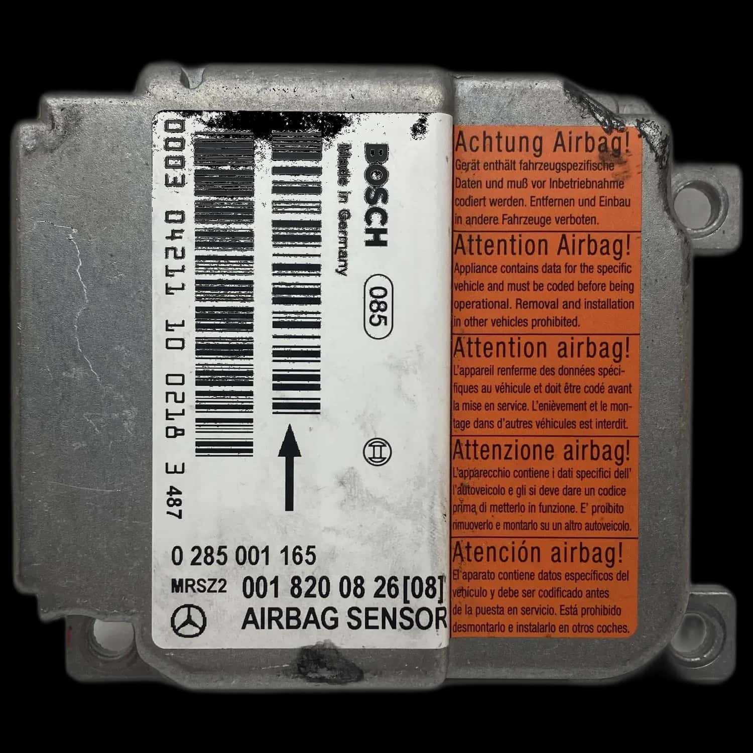 Réparation calculateur airbag Chrysler Crossfire ZH