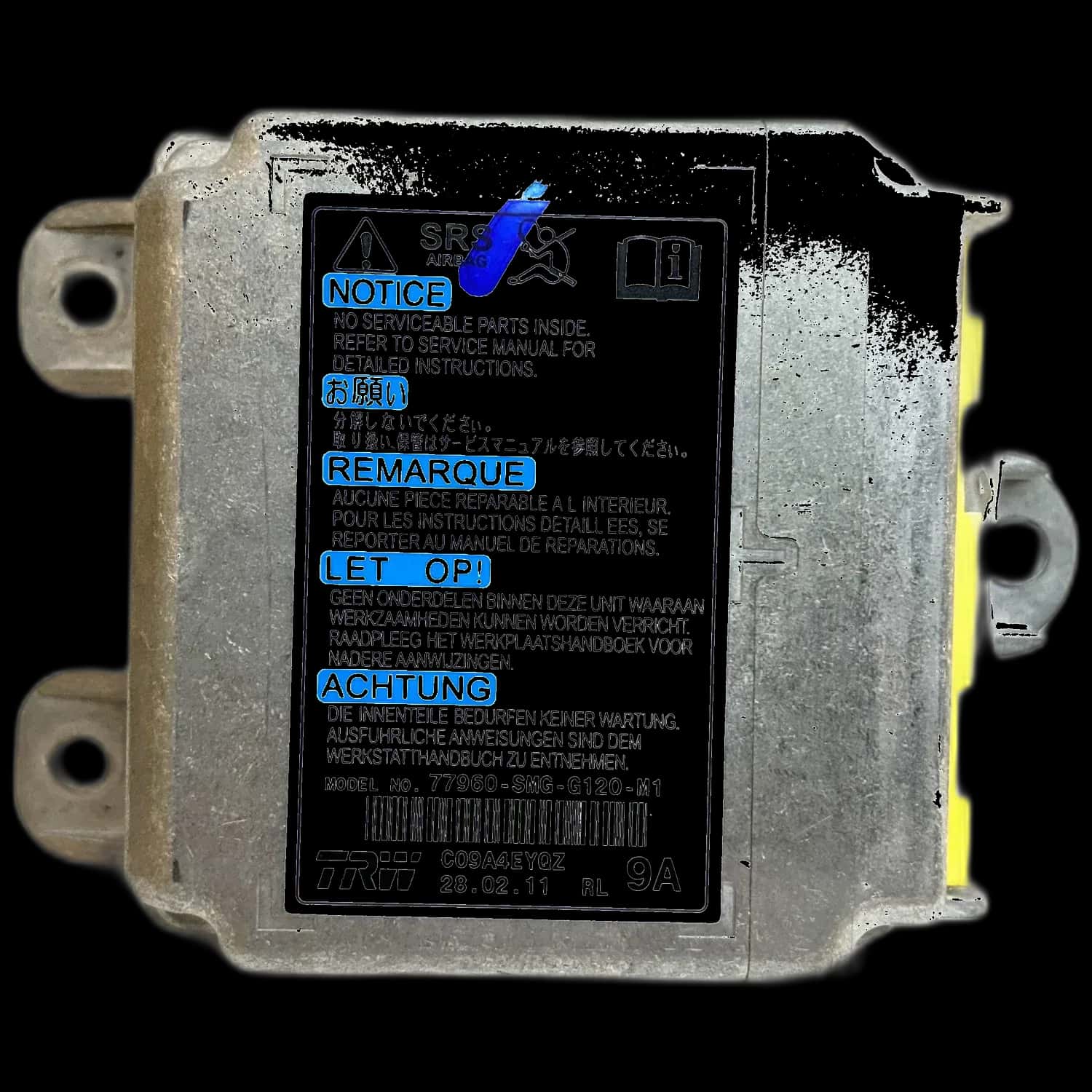 Réparation calculateur airbag Honda Civic 9e génération