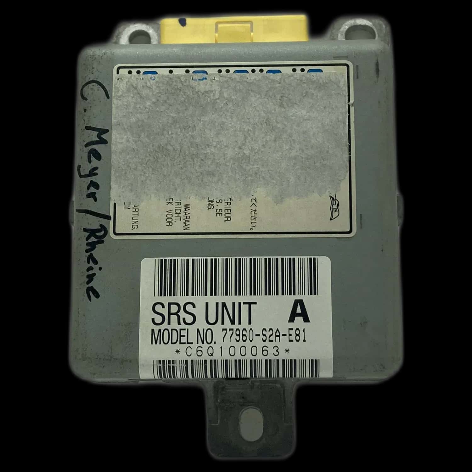 Réparation calculateur airbag Honda S2000 AP2
