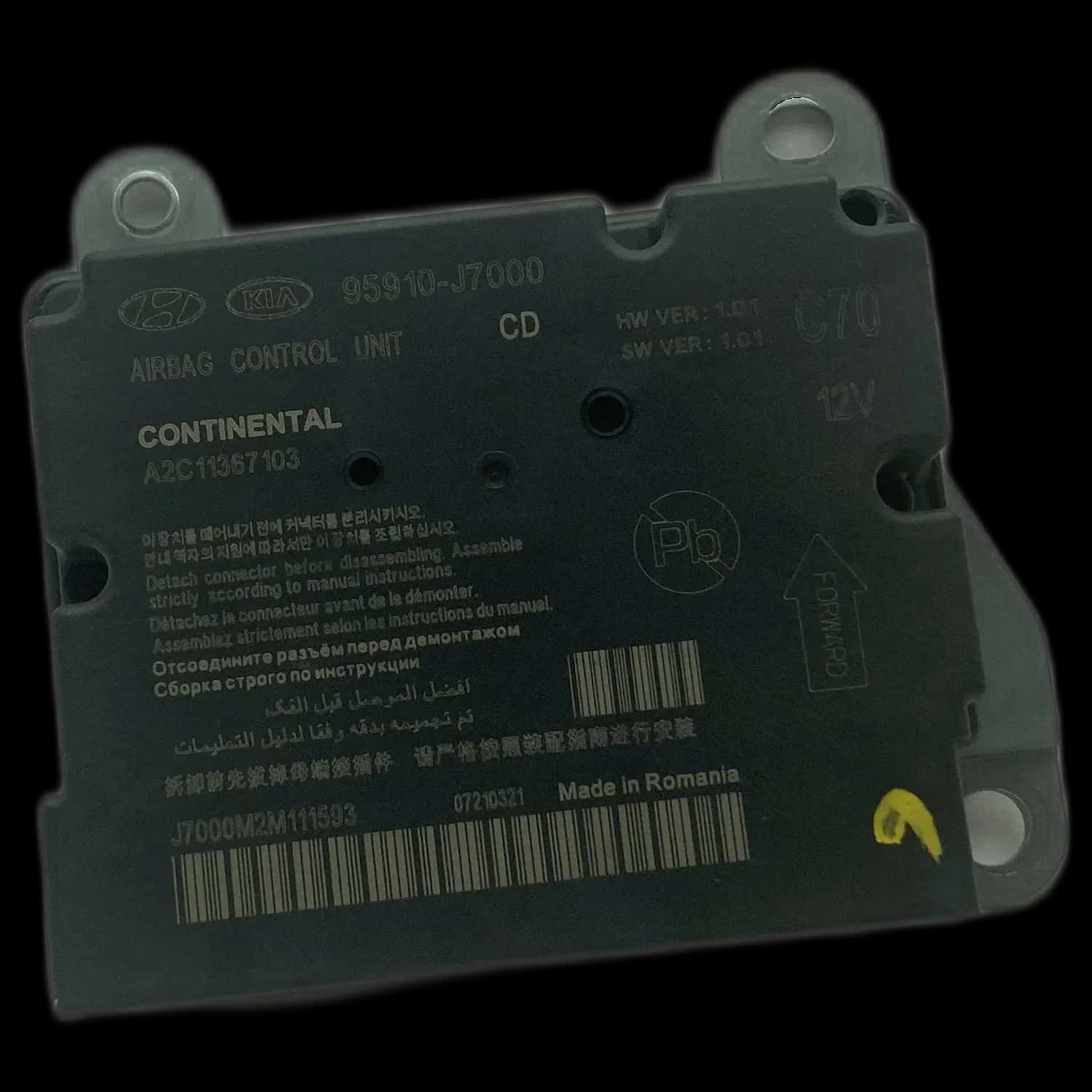 Réparation calculateur airbag Kia cee'd CD