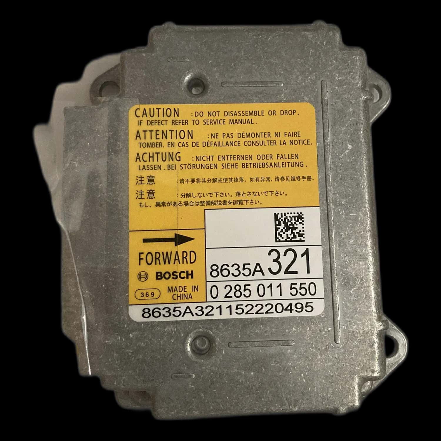 Réparation du calculateur airbag Mitsubishi ASX GA