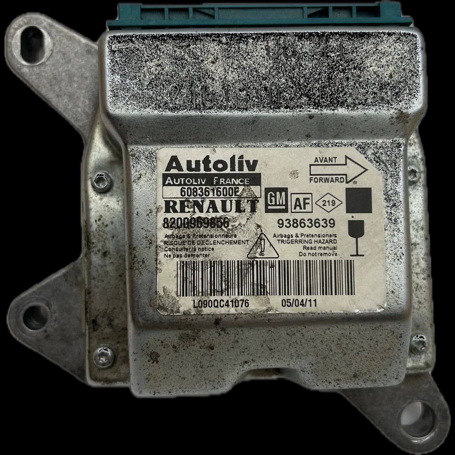 Réparation calculateur airbag Nissan Primastar X83