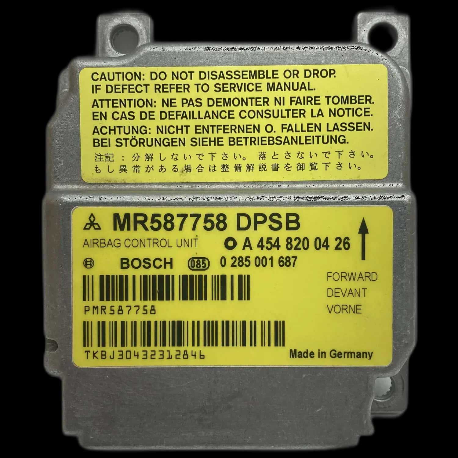 Réparation calculateur airbag Smart Forfour W454