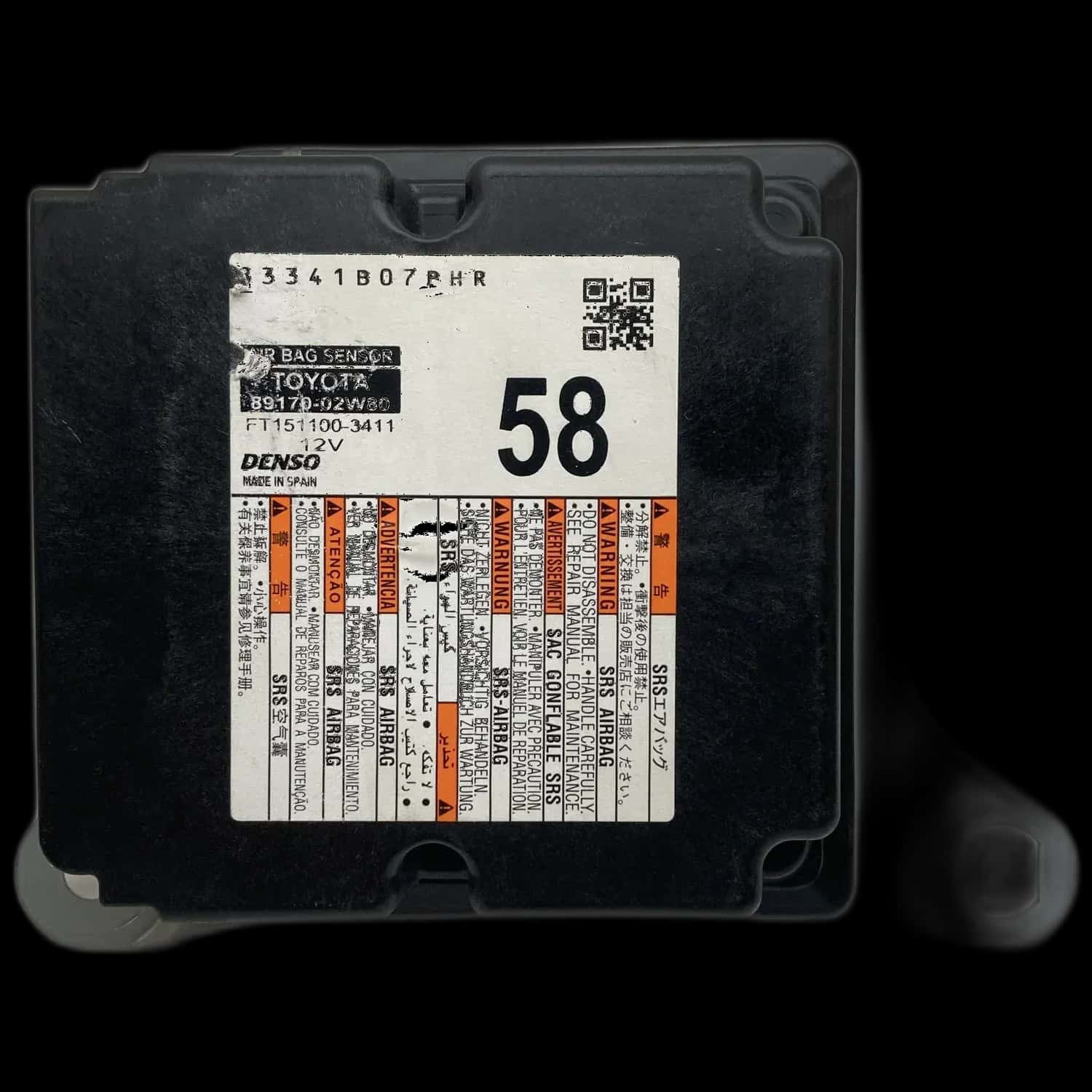Réparation calculateur airbag Toyota Corolla E210