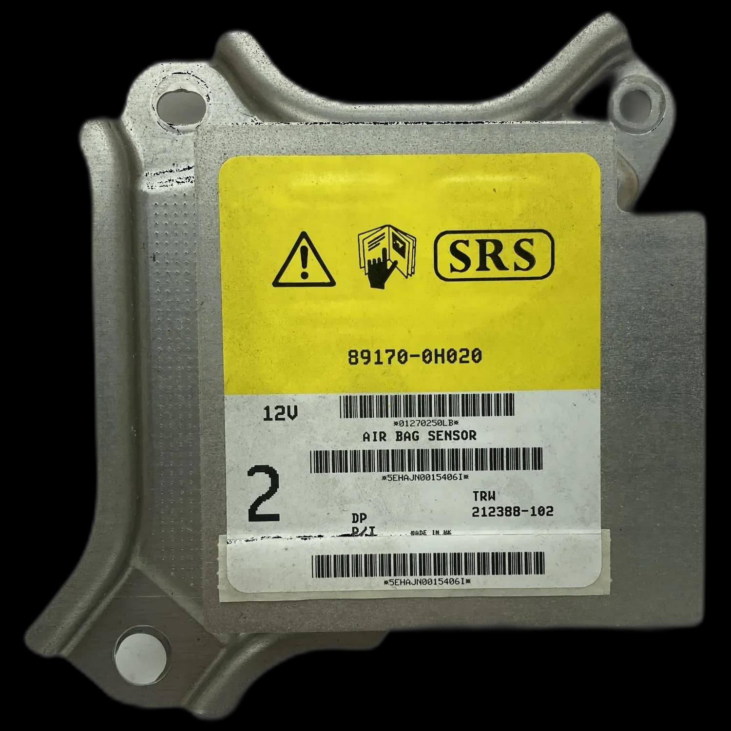 Réparation calculateur airbag Toyota Aygo AB10