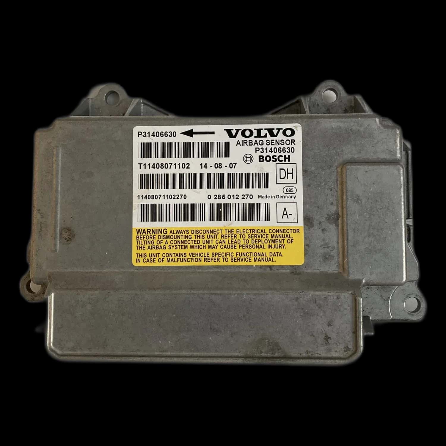 Réparation calculateur airbag Volvo V70 Serie 2