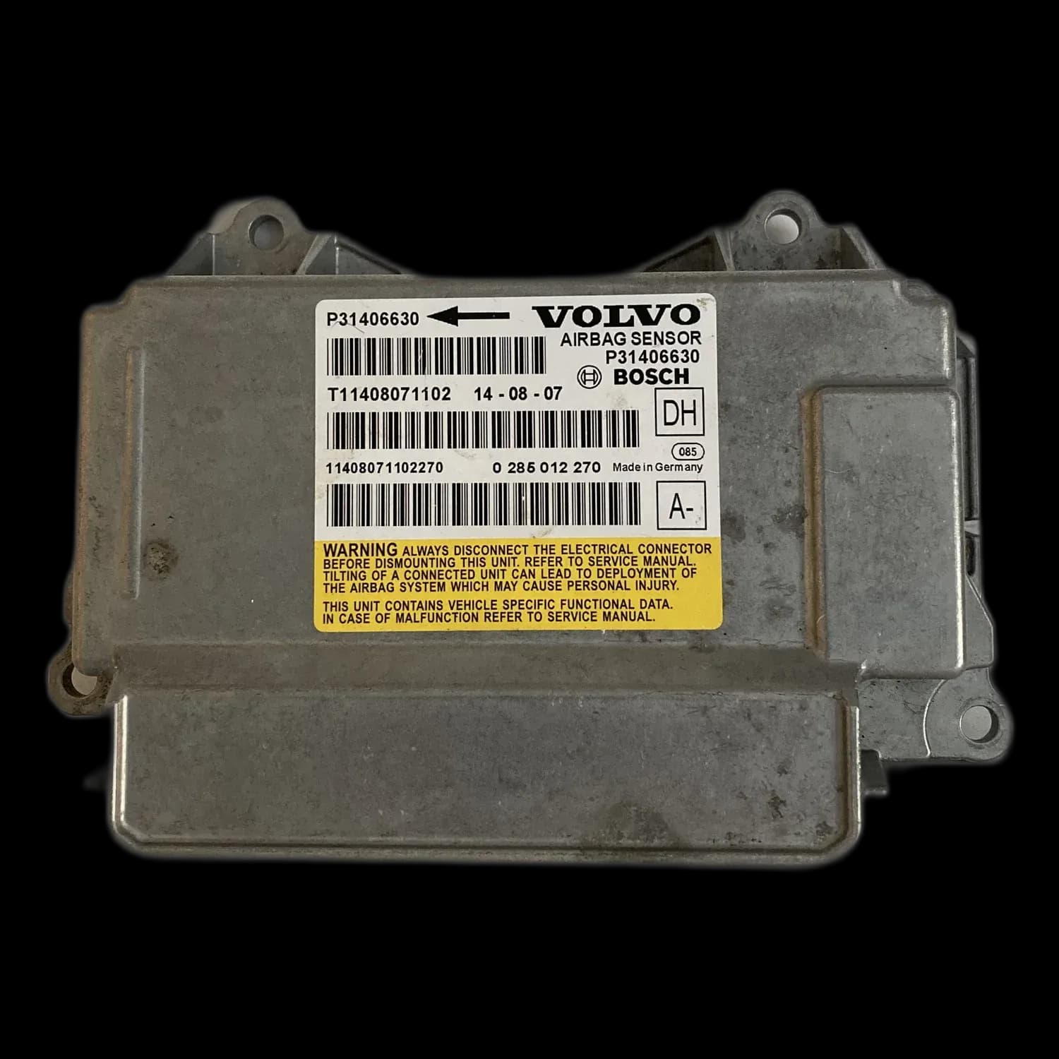Réparation calculateur airbag Volvo V70 Serie 2
