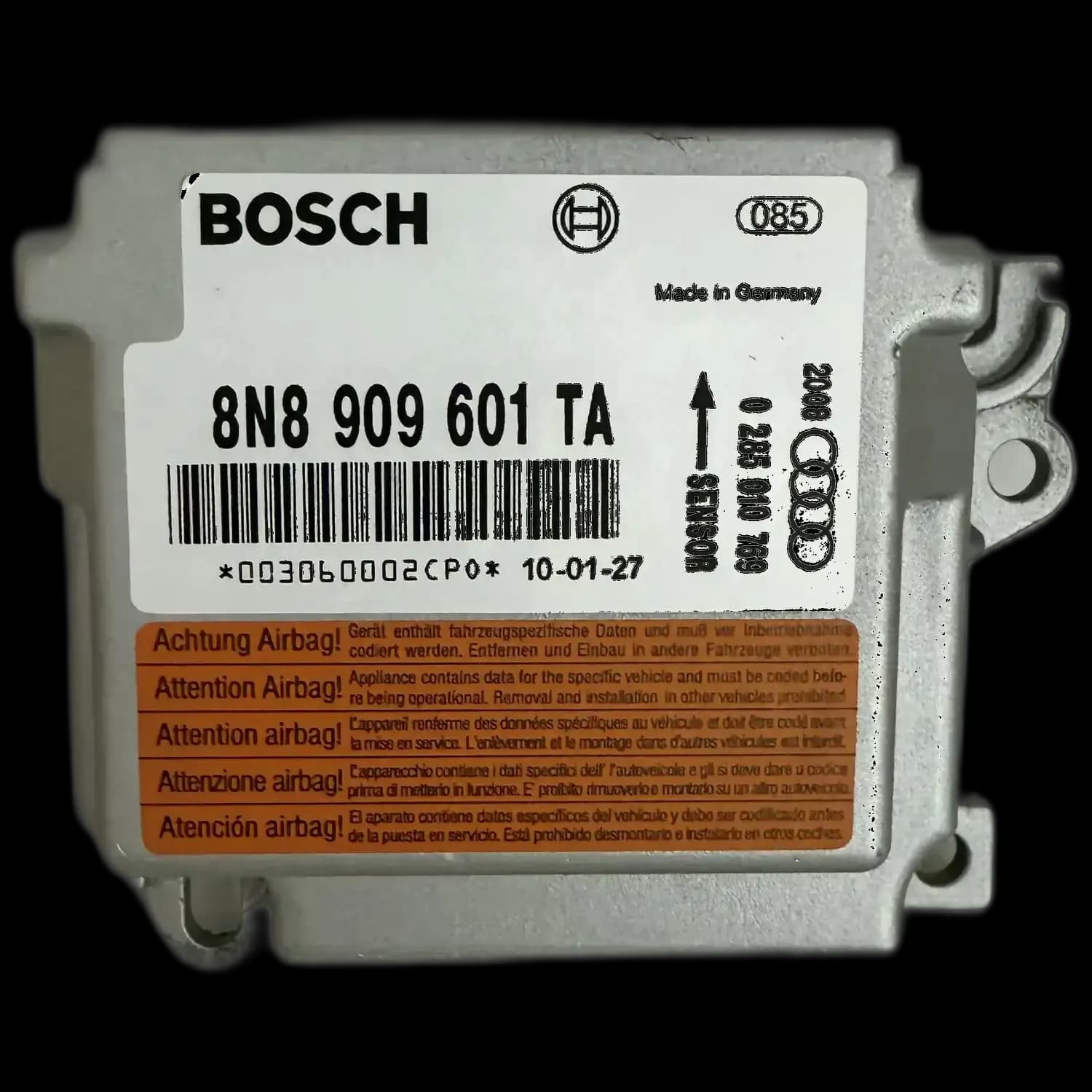 8N8 909 601 TA Airbag-Steuergerät Ersatzteil