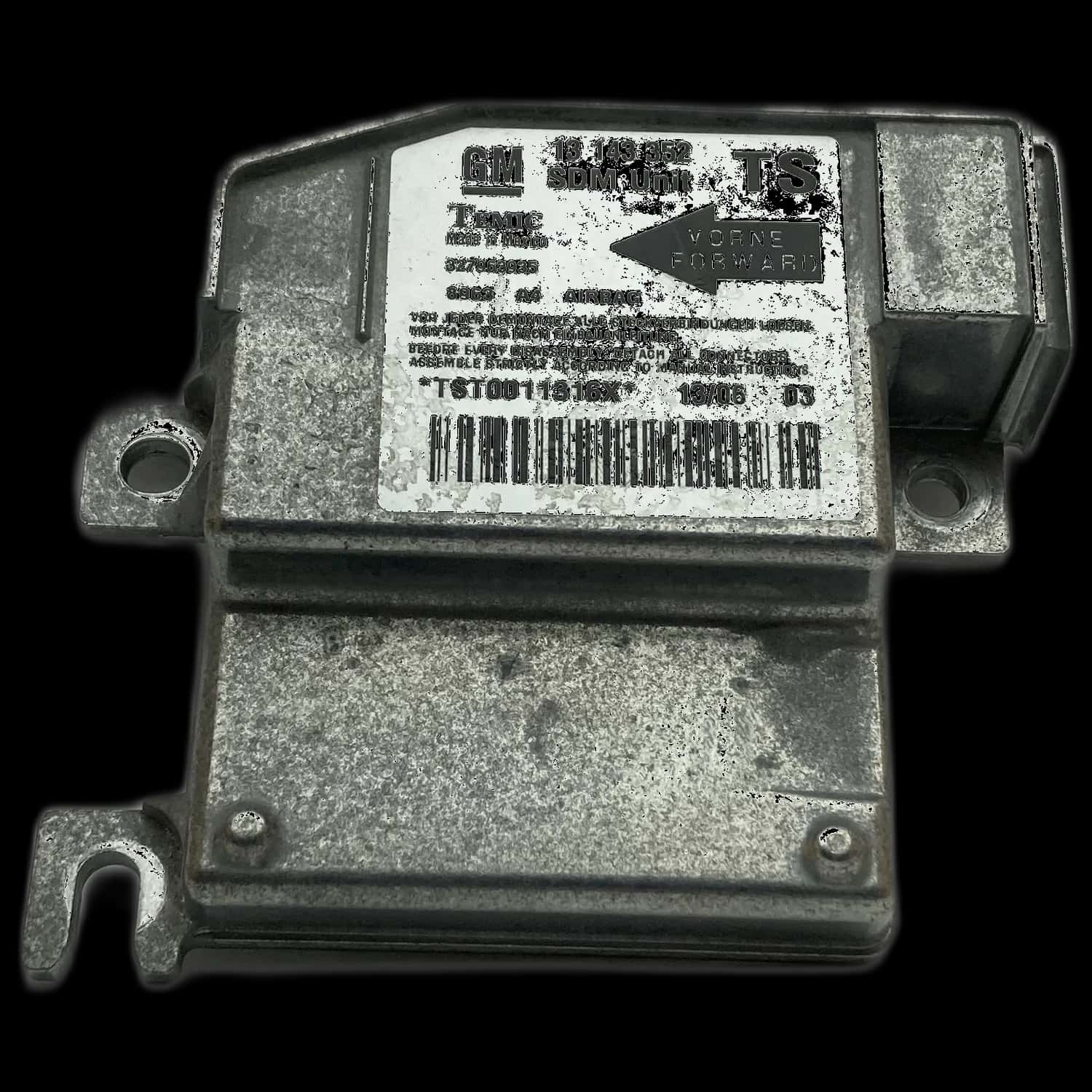Réparation calculateur airbag Opel Combo C