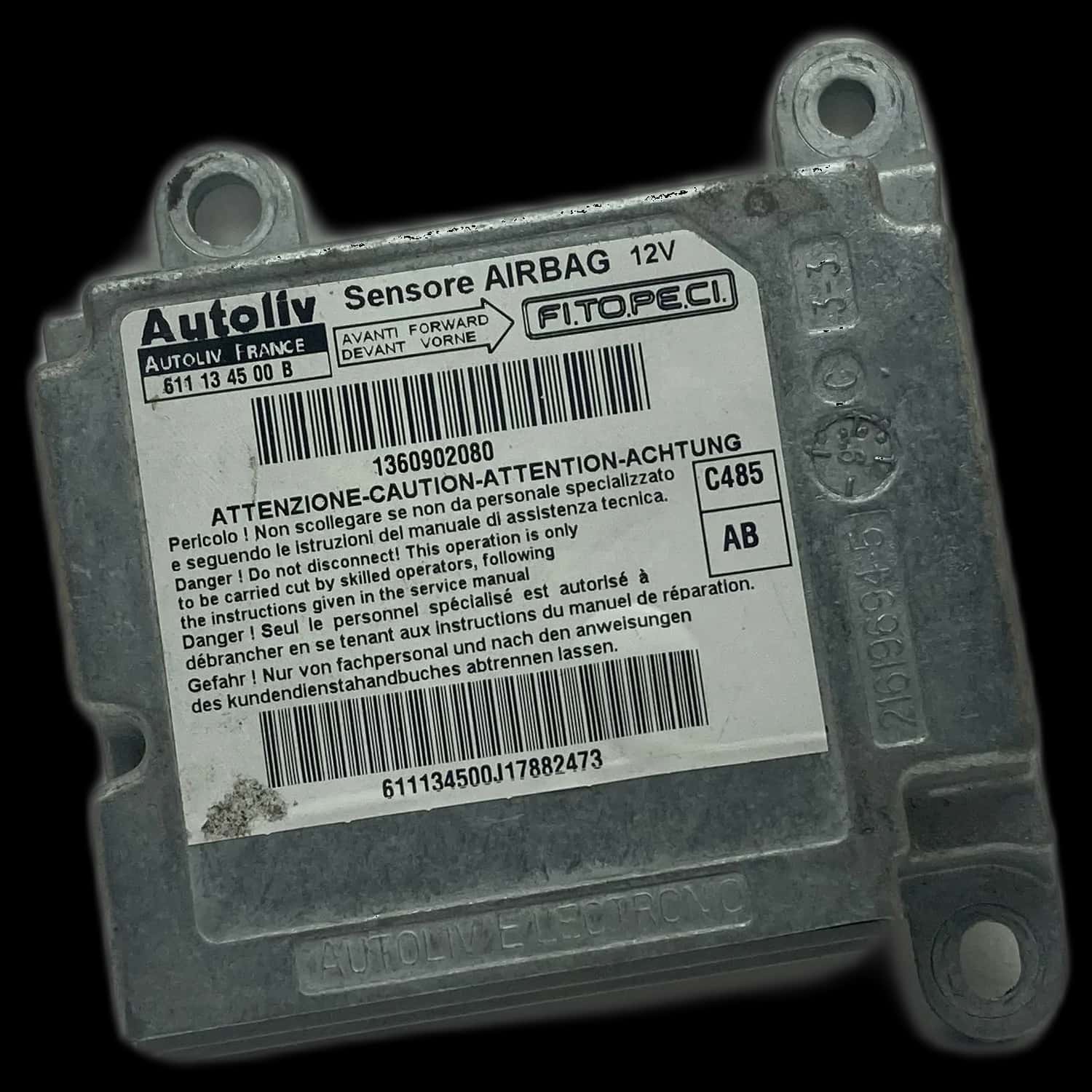 Réparation calculateur airbag Fiat Qubo 225