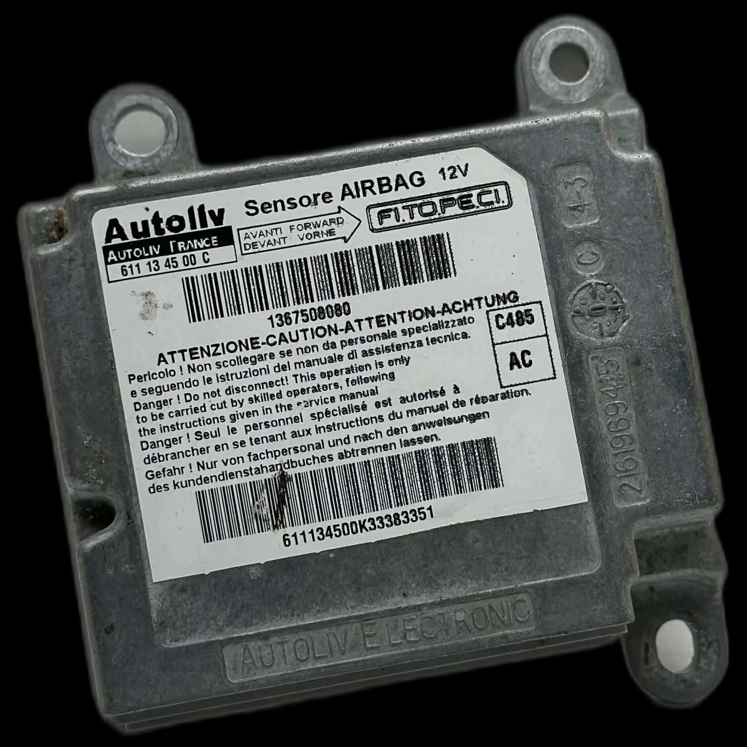 Réparation calculateur airbag Peugeot Bipper I