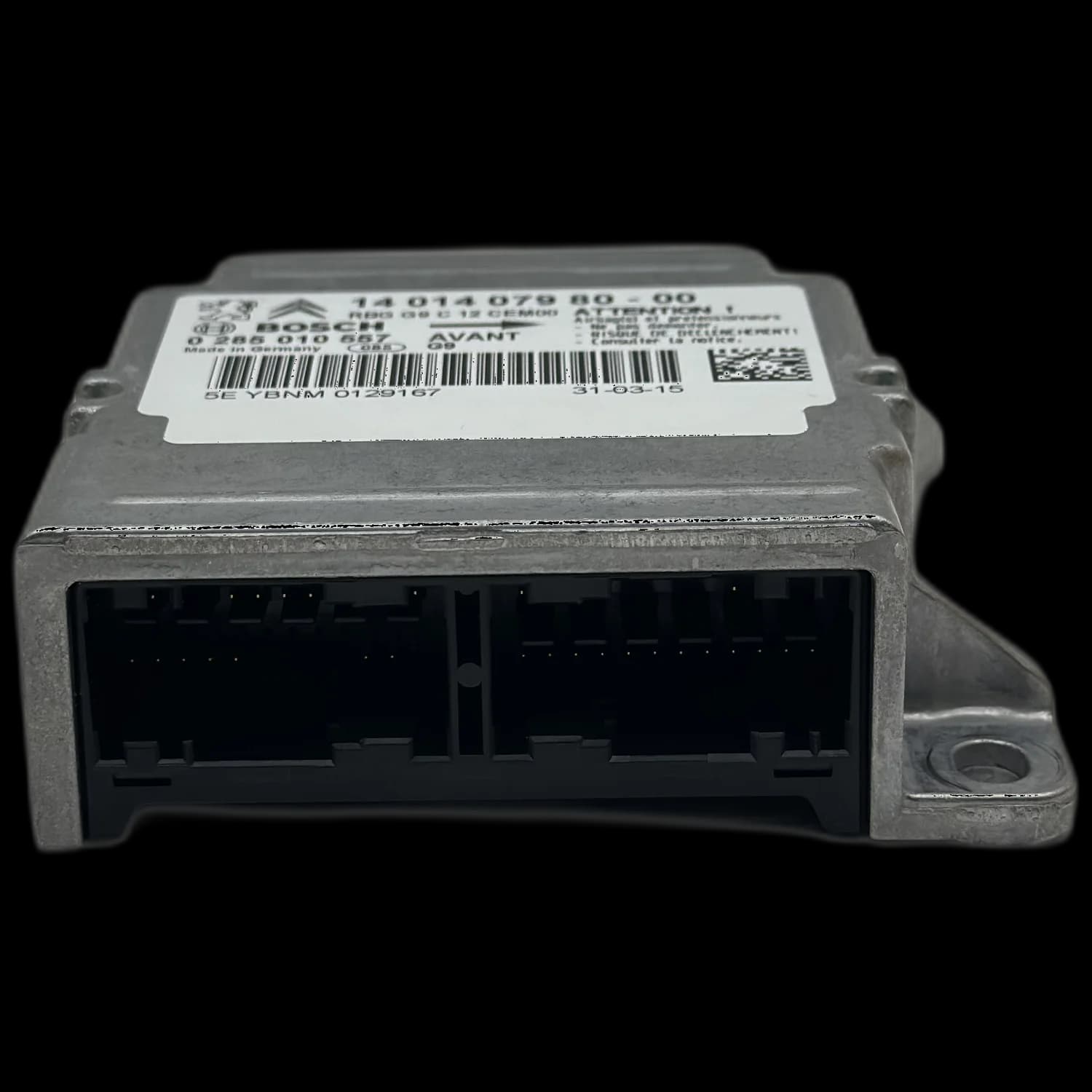 Calculateur airbag 1401407980-00, Connecteur