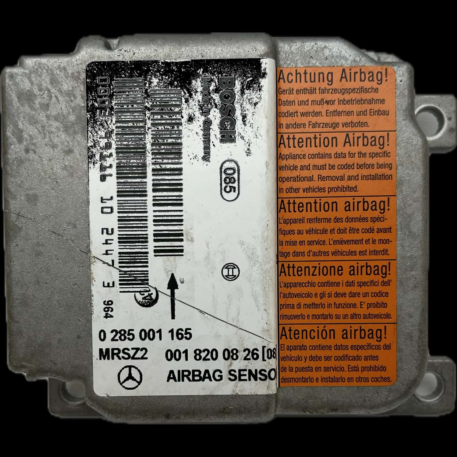 Réparation calculateur airbag Chrysler Crossfire ZH