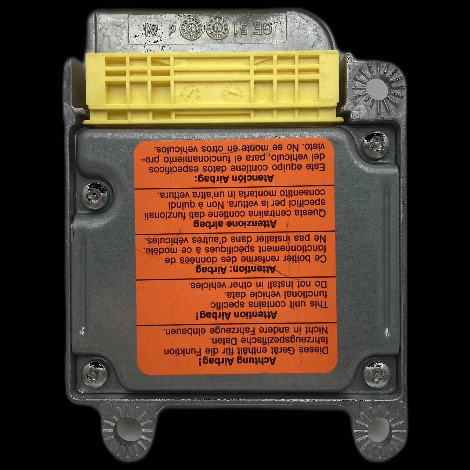 Calculateur airbag 1C0 909 601, Face arrière