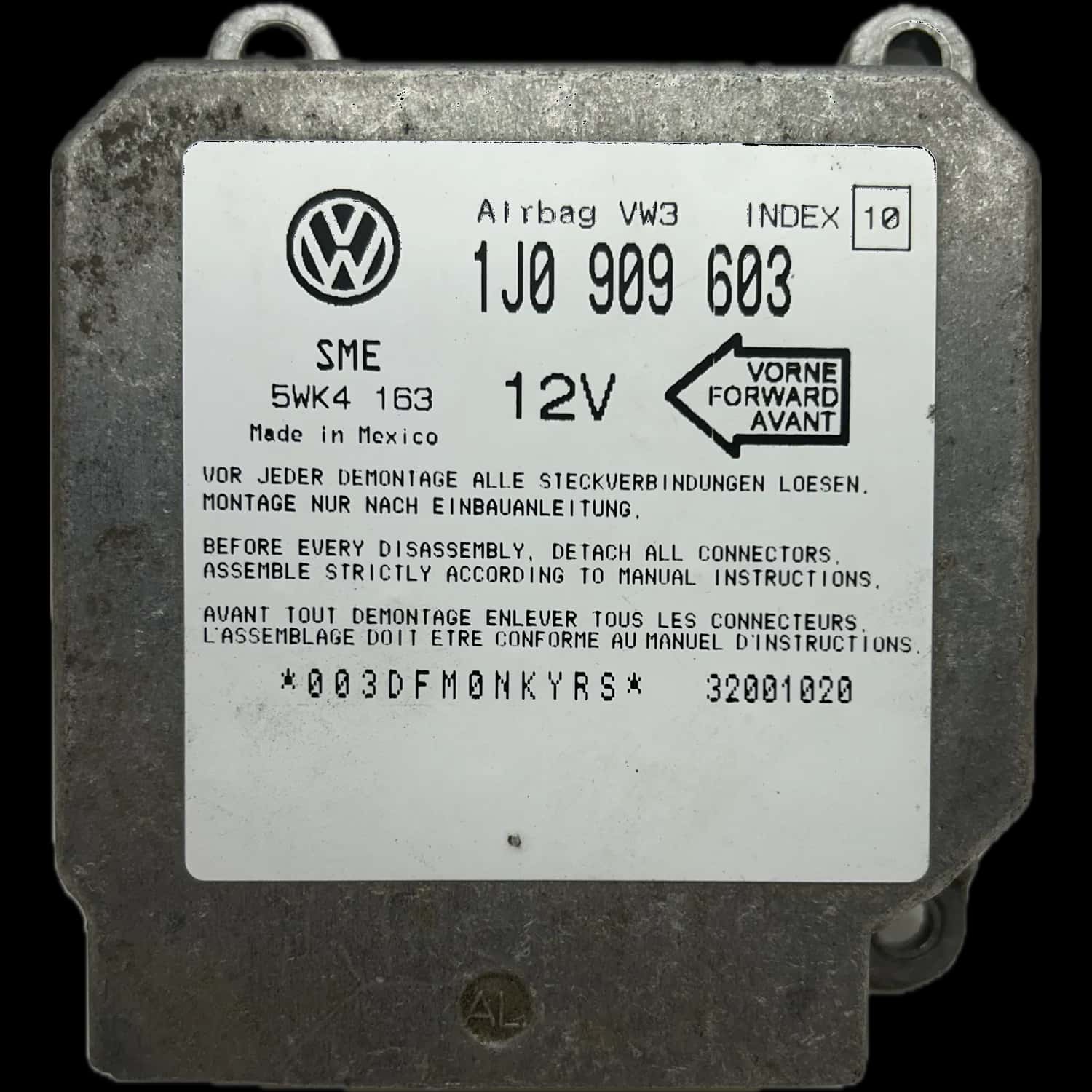 Réparation calculateur airbag Ford Galaxy 1 '95