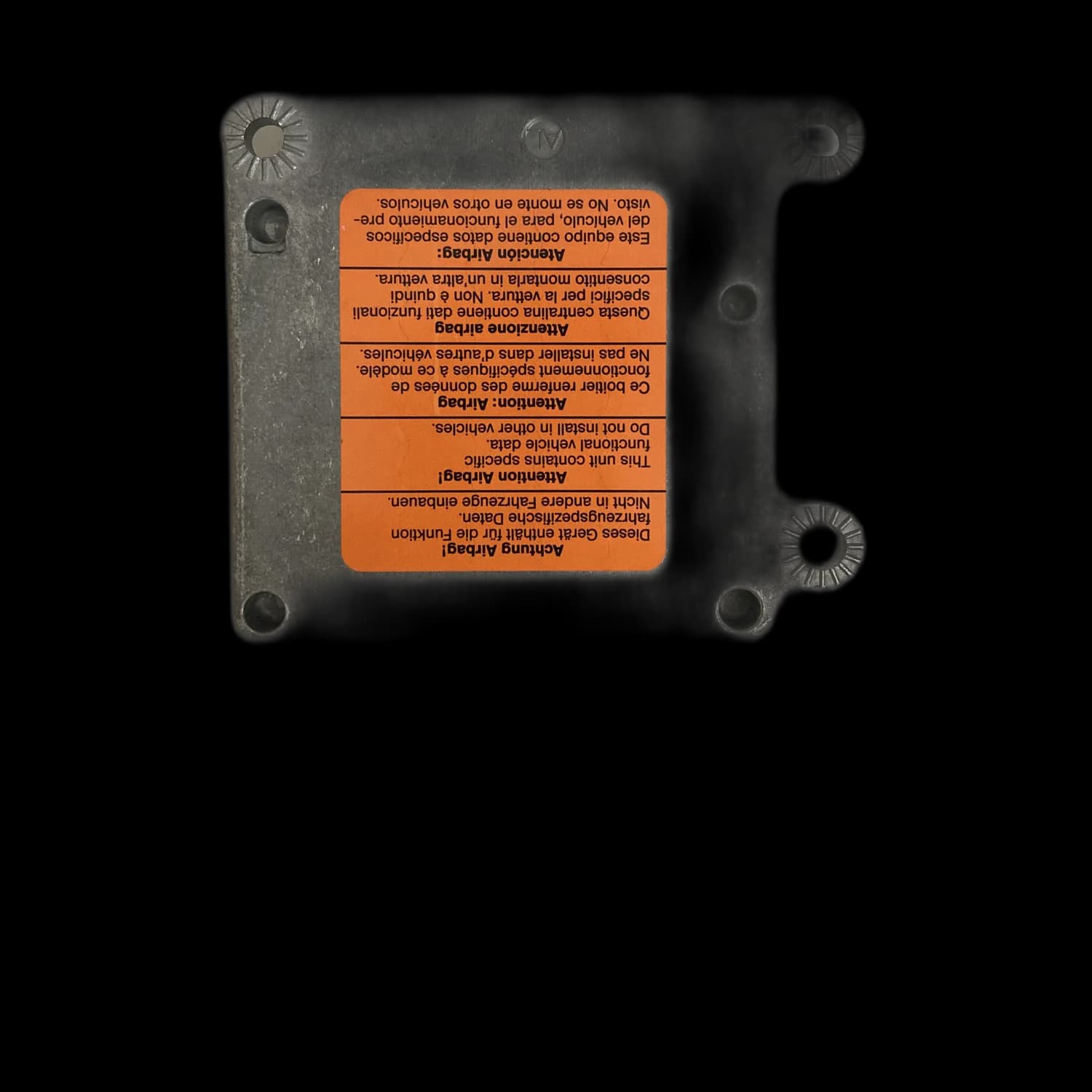 Calculateur airbag 1J0 909 607, Face arrière
