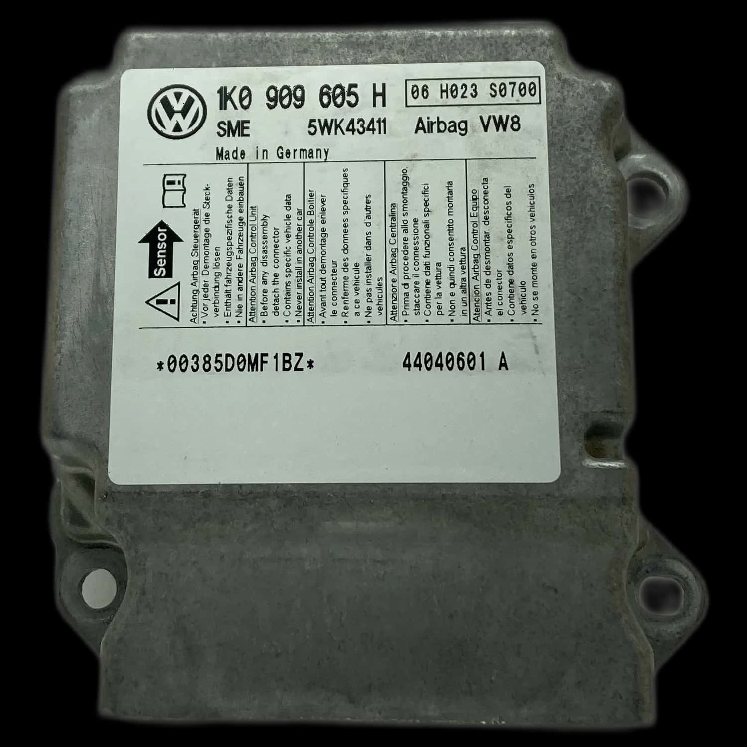Réparation calculateur airbag Volkswagen Golf Variant 5