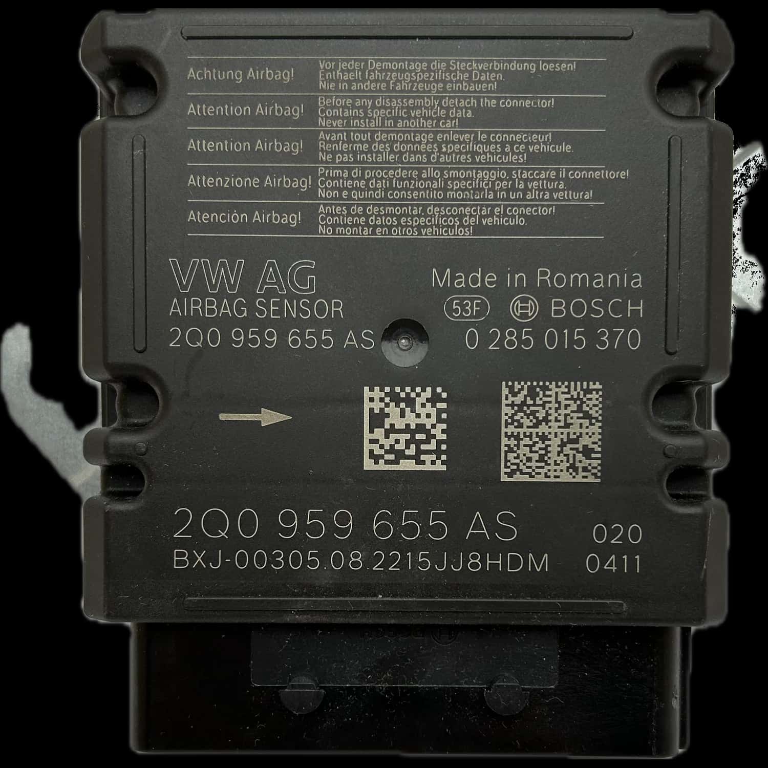 Réparation calculateur airbag Volkswagen Taigo CS1