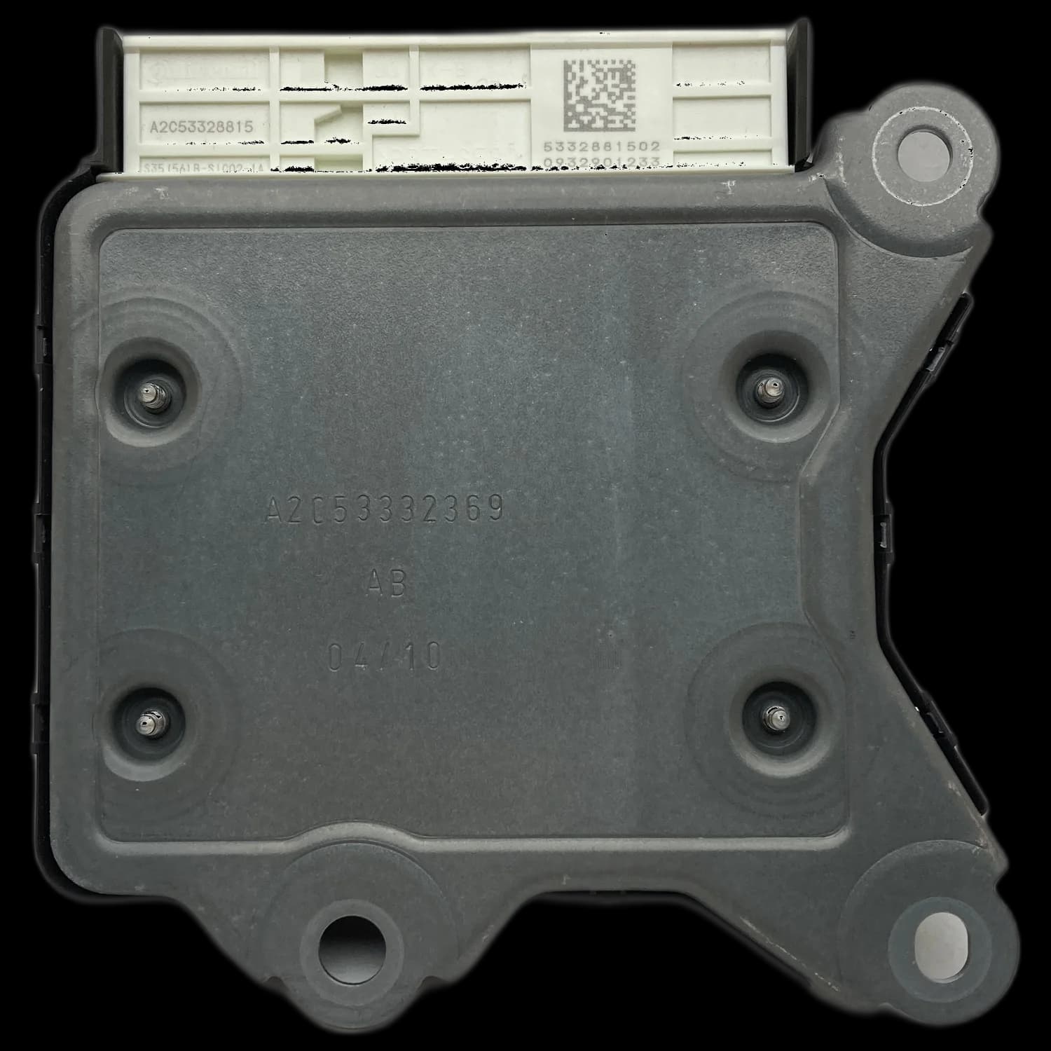 Calculateur airbag 51838580, Face arrière