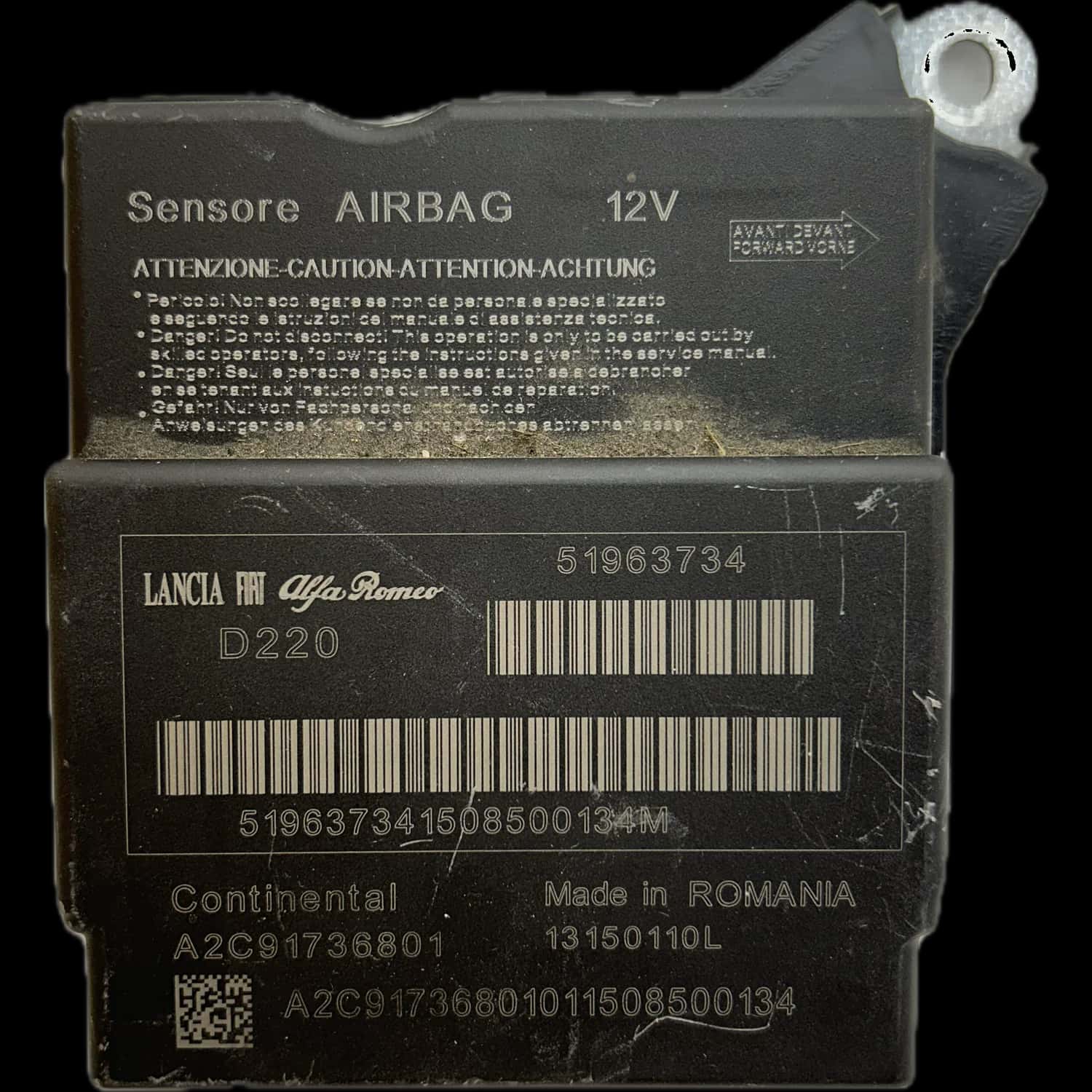 Réparation calculateur airbag Fiat 500L 199