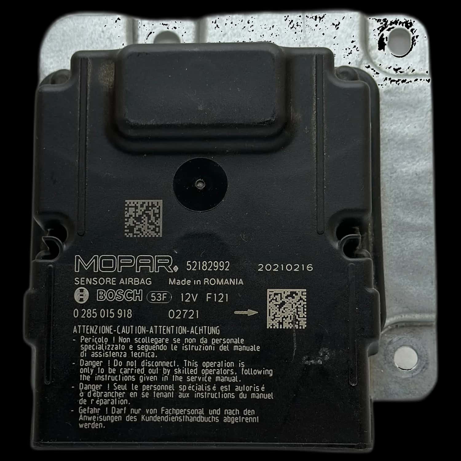 Réparation calculateur airbag Fiat 500 312