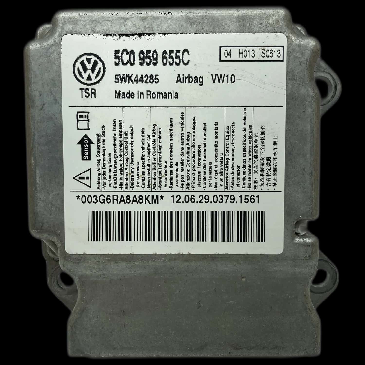 Réparation calculateur airbag Volkswagen Golf Plus 6