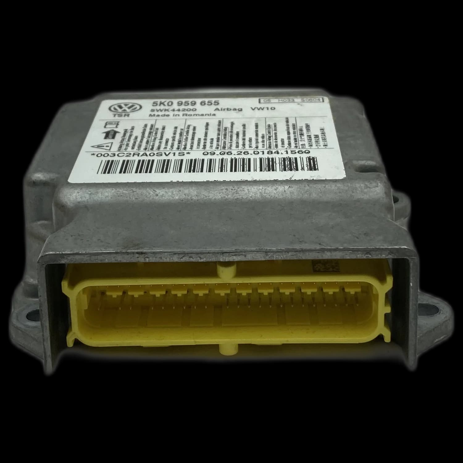 Calculateur airbag 5K0959655, Connecteur